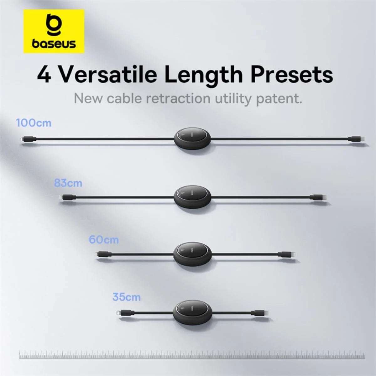 کابل جمعشونده USB-C به لایتنینگ Baseus Free2Pull PD 20W، کابل شارژ آیفون با قابلیت جمعشوندگی دو طرفه، کابل انتقال داده با سرعت بالا برای آیفون 14 پرو مکس، آیفون 13 12 11 XS XR X 8 7 6، آیپد و غیره کابل جمعشونده USB-C به لایتنینگ Baseus Free2Pull PD 20W، کابل شارژ آیفون با قابلیت جمعشوندگی دو طرفه، کابل انتقال داده با سرعت بالا برای آیفون 14 پرو مکس، آیفون 13 12 11 XS XR X 8 7 6، آیپد و غیره