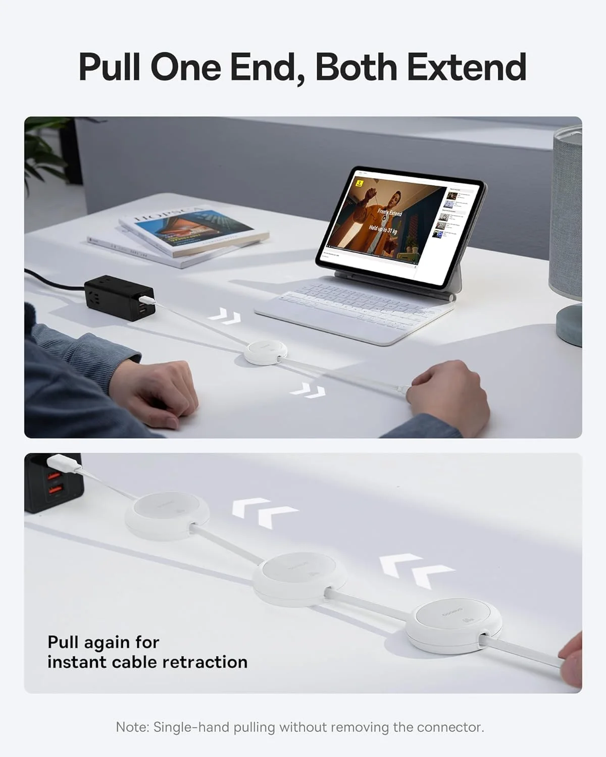 کابل جمعشونده مینی 60 واتی USB-C بیسوس، کابل 1 متری USB-C به USB-C PD 3A با شارژ سریع، طول 4 مرحلهای، شارژر Type C برای آیفون، مکبوک، آیپد پرو، گلکسی S24، اندروید، دستگاههای USB-C کابل جمعشونده مینی 60 واتی USB-C بیسوس، کابل 1 متری USB-C به USB-C PD 3A با شارژ سریع، طول 4 مرحلهای، شارژر Type C برای آیفون، مکبوک، آیپد پرو، گلکسی S24، اندروید، دستگاههای USB-C