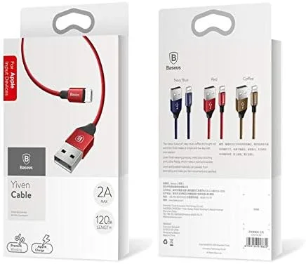 کابل USB انتقال سریع داده و شارژ Baseus برای آیفون X 8 7 6 6s Plus 5 5s SE iPad Air Mini - قرمز کابل USB انتقال سریع داده و شارژ Baseus برای آیفون X 8 7 6 6s Plus 5 5s SE iPad Air Mini - قرمز