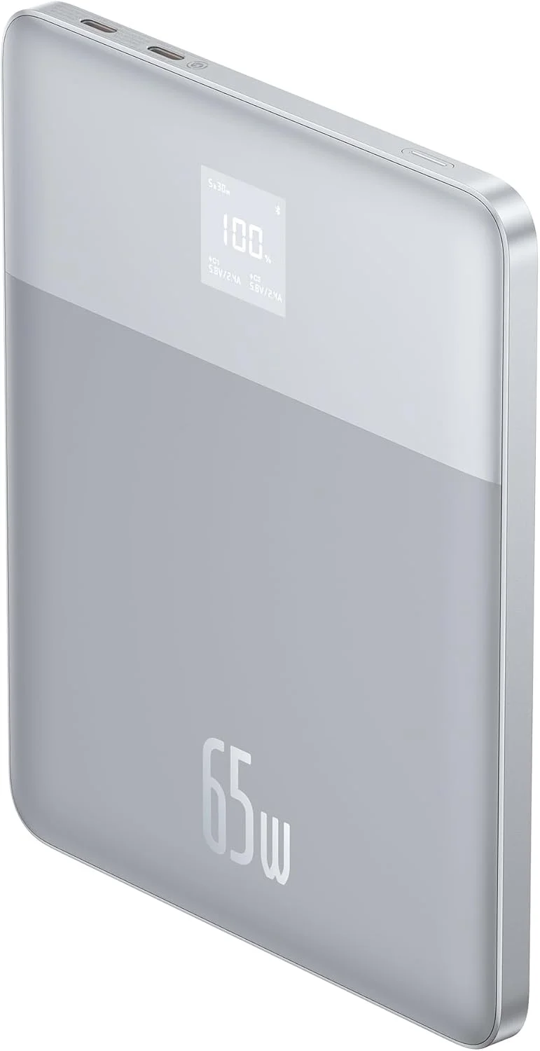 پاور بانک Baseus، شارژر قابل حمل PD با شارژ سریع و نمایشگر دیجیتال، منبع تغذیه لپ تاپ Blade برای ROG Ally، Steam Deck، MacBook، iPad، iPhone، Samsung