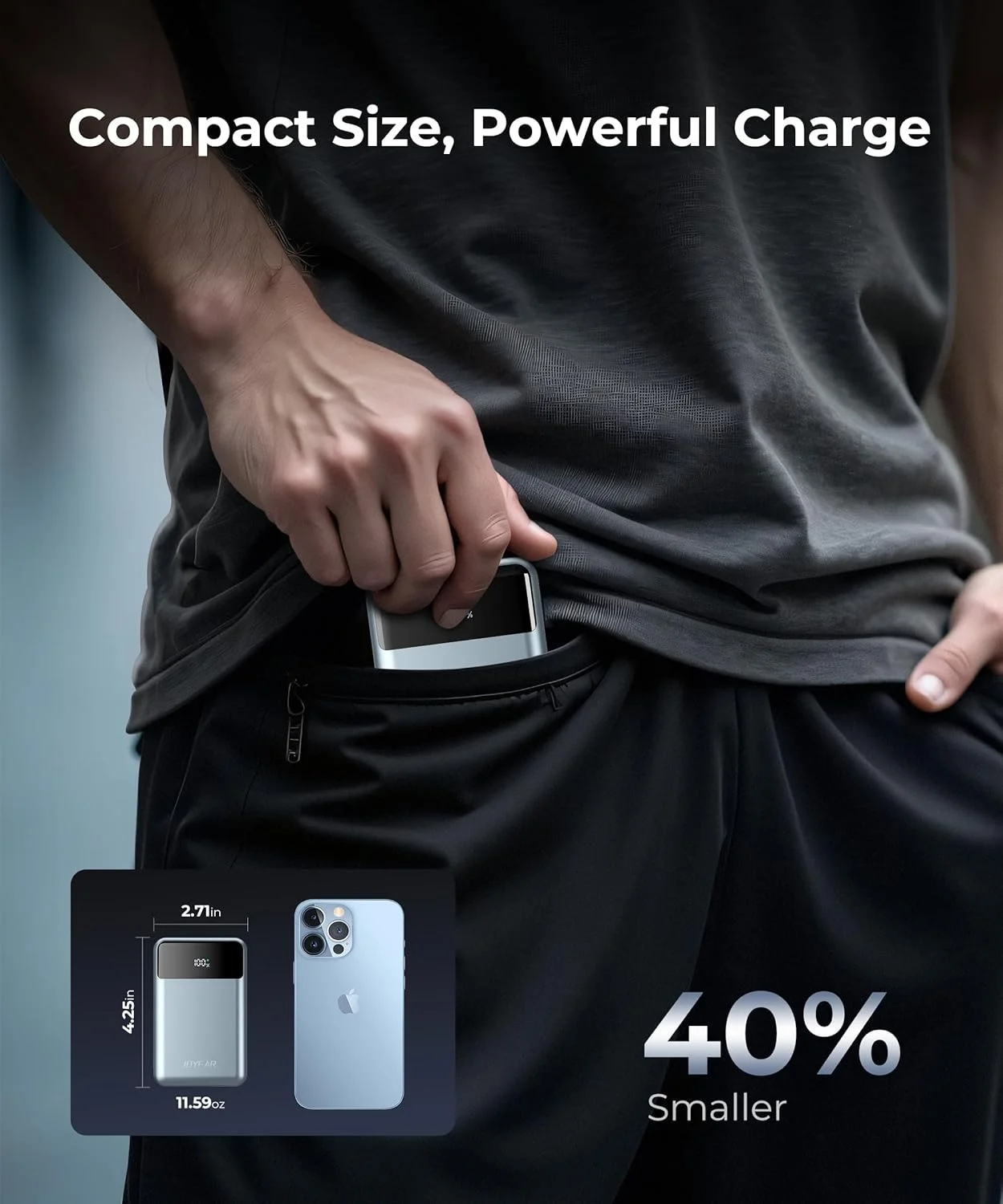 پاوربانک قابل حمل JOYFAR، بسته باتری ضروری برای سفر، USB C 30000mAh، کابل داخلی 22.5W، پاوربانک شارژ سریع تلفن سازگار با آیفون 16 15 14 13 12 11 آیپد سامسونگ گوگل شیائومی پاوربانک قابل حمل JOYFAR، بسته باتری ضروری برای سفر، USB C 30000mAh، کابل داخلی 22.5W، پاوربانک شارژ سریع تلفن سازگار با آیفون 16 15 14 13 12 11 آیپد سامسونگ گوگل شیائومی