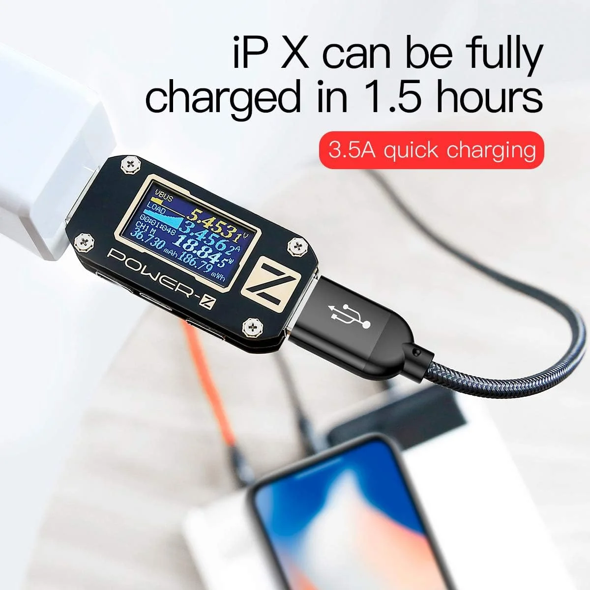 کابل شارژ چندگانه بیسوس PD 3.5A، کابل شارژ سریع 3 در 1 با سه رنگ اصلی از USB به لایتنینگ، تایپ سی و میکرو USB سازگار با آیفون، سامسونگ، هواوی و غیره (1.2 متر)