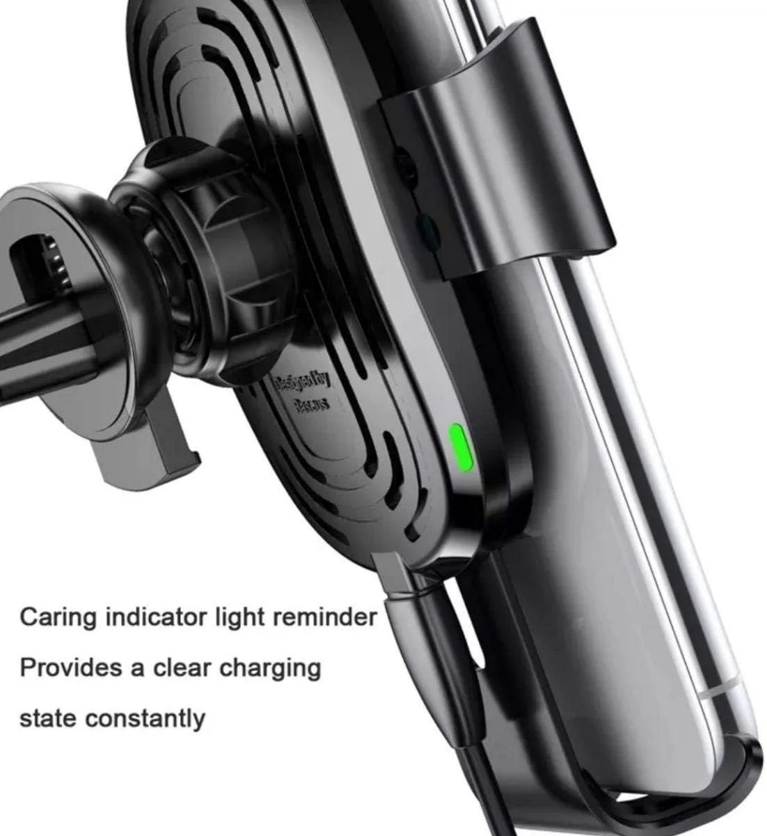 پایه نگهدارنده گوشی بیسوس (بازسازی شده) شارژر وایرلس گرانشی خودرو - مشکی پایه نگهدارنده گوشی بیسوس (بازسازی شده) شارژر وایرلس گرانشی خودرو - مشکی