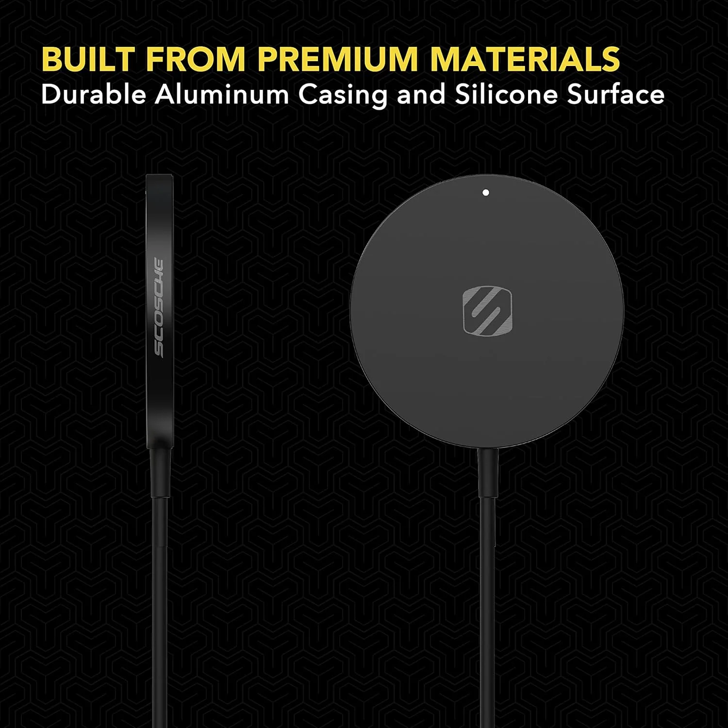 شارژر بیسیم مغناطیسی Scosche، کابل 1.8 متری، سازگار با MagSafe، شارژ سریع بیسیم، پد شارژ برای تلفن، کیس شارژ بیسیم هدفون، دیسک شارژ بیسیم، مشکی شارژر بیسیم مغناطیسی Scosche، کابل 1.8 متری، سازگار با MagSafe، شارژ سریع بیسیم، پد شارژ برای تلفن، کیس شارژ بیسیم هدفون، دیسک شارژ بیسیم، مشکی