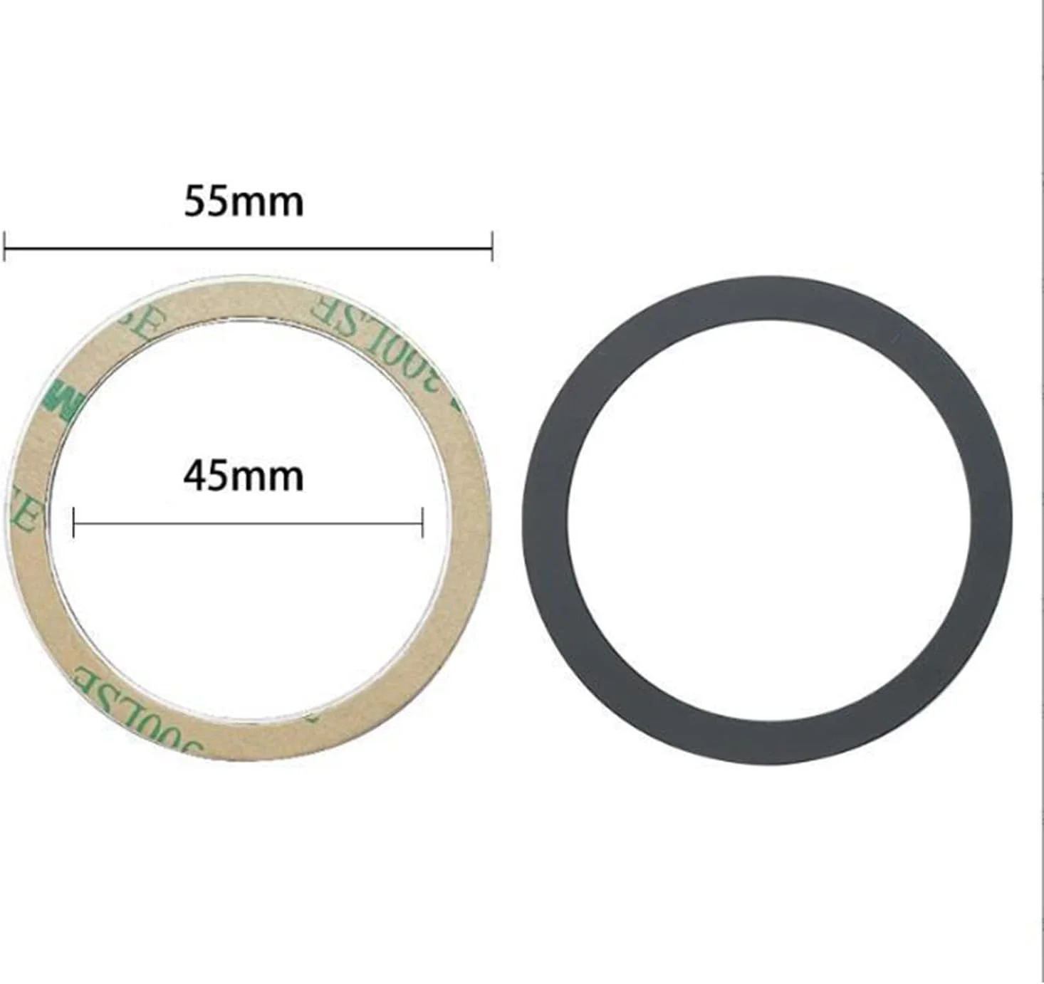 برچسب حلقه فلزی یونیورسال TENOC سازگار با شارژر مغناطیسی برای آیفون/سامسونگ/اندروید، تمام تلفن های همراه، نگهدارنده/پایه تلفن مغناطیسی، لوازم جانبی برچسب حلقه فلزی یونیورسال TENOC سازگار با شارژر مغناطیسی برای آیفون/سامسونگ/اندروید، تمام تلفن های همراه، نگهدارنده/پایه تلفن مغناطیسی، لوازم جانبی