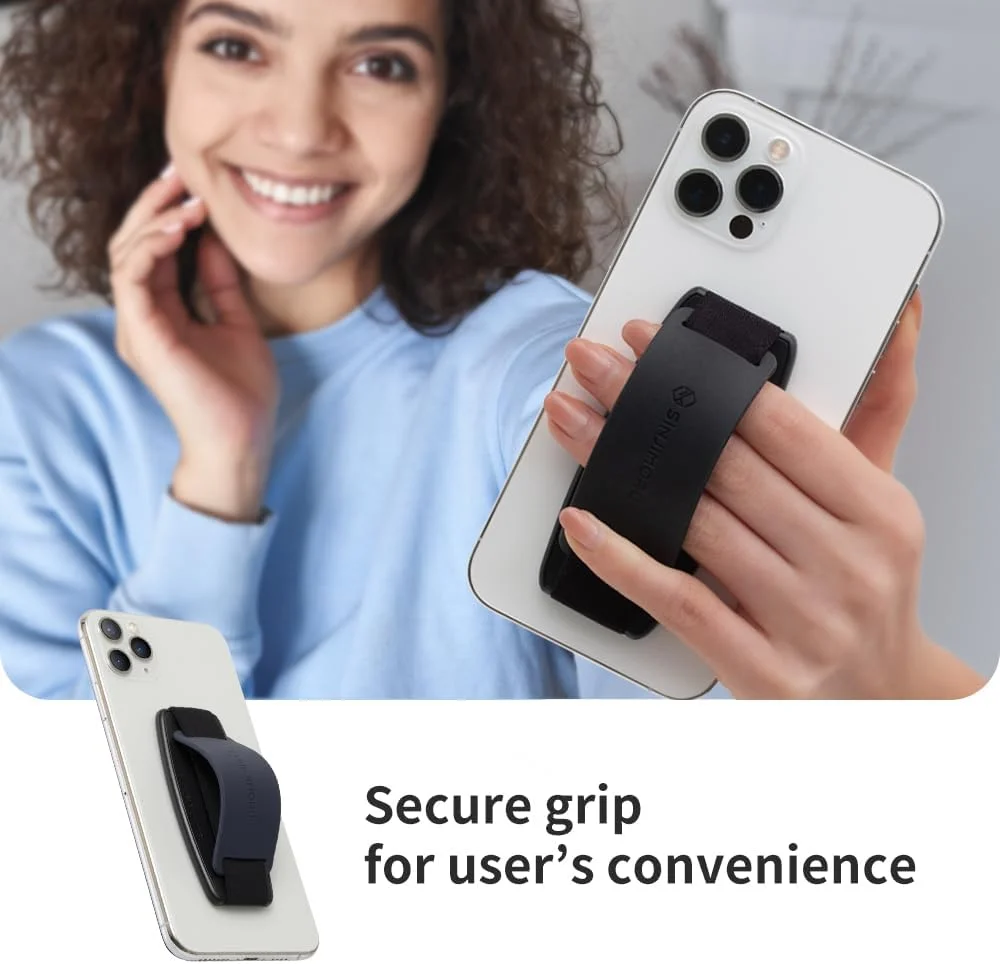 نگهدارنده انگشتی گوشی موبایل سینجیمورو با قابلیت جدا شدن و تبدیل شدن به استند، سازگار با شارژ بیسیم، مناسب برای آیفون 12 و سایر گوشیهای هوشمند - مدل Sinji Mount Grip مشکی نگهدارنده انگشتی گوشی موبایل سینجیمورو با قابلیت جدا شدن و تبدیل شدن به استند، سازگار با شارژ بیسیم، مناسب برای آیفون 12 و سایر گوشیهای هوشمند - مدل Sinji Mount Grip مشکی