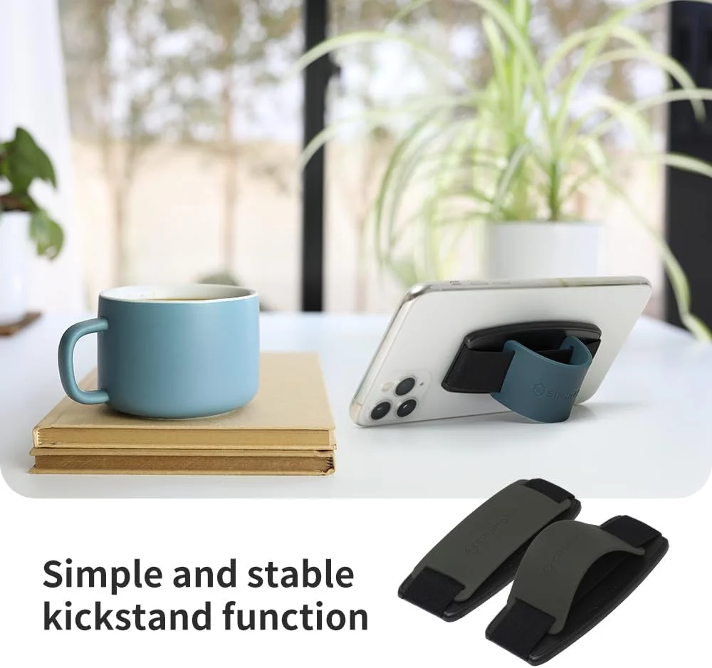 نگهدارنده انگشتی گوشی موبایل سینجیمورو با قابلیت جدا شدن و تبدیل شدن به استند، سازگار با شارژ بیسیم، مناسب برای آیفون 12 و سایر گوشیهای هوشمند - مدل Sinji Mount Grip مشکی نگهدارنده انگشتی گوشی موبایل سینجیمورو با قابلیت جدا شدن و تبدیل شدن به استند، سازگار با شارژ بیسیم، مناسب برای آیفون 12 و سایر گوشیهای هوشمند - مدل Sinji Mount Grip مشکی