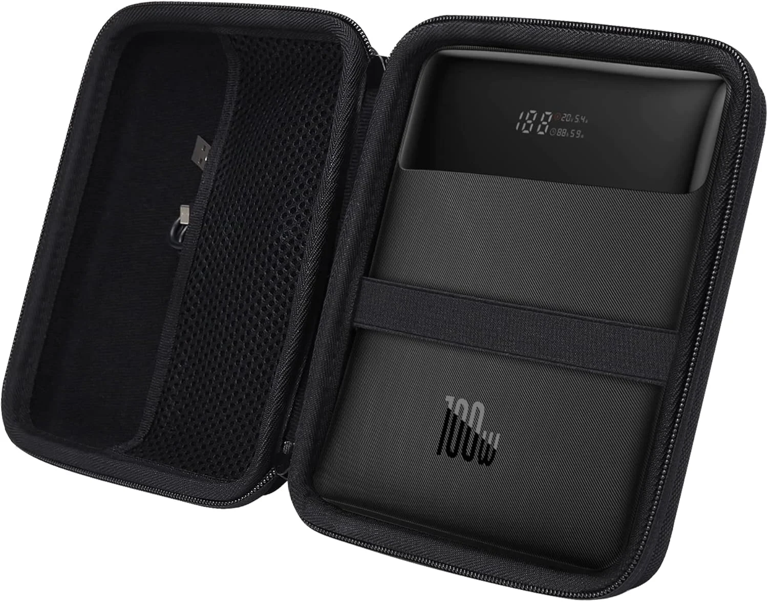 کیف سخت Khanka سازگار با پاوربانک لپ تاپ Baseus PD 100W USB C، فقط کیف