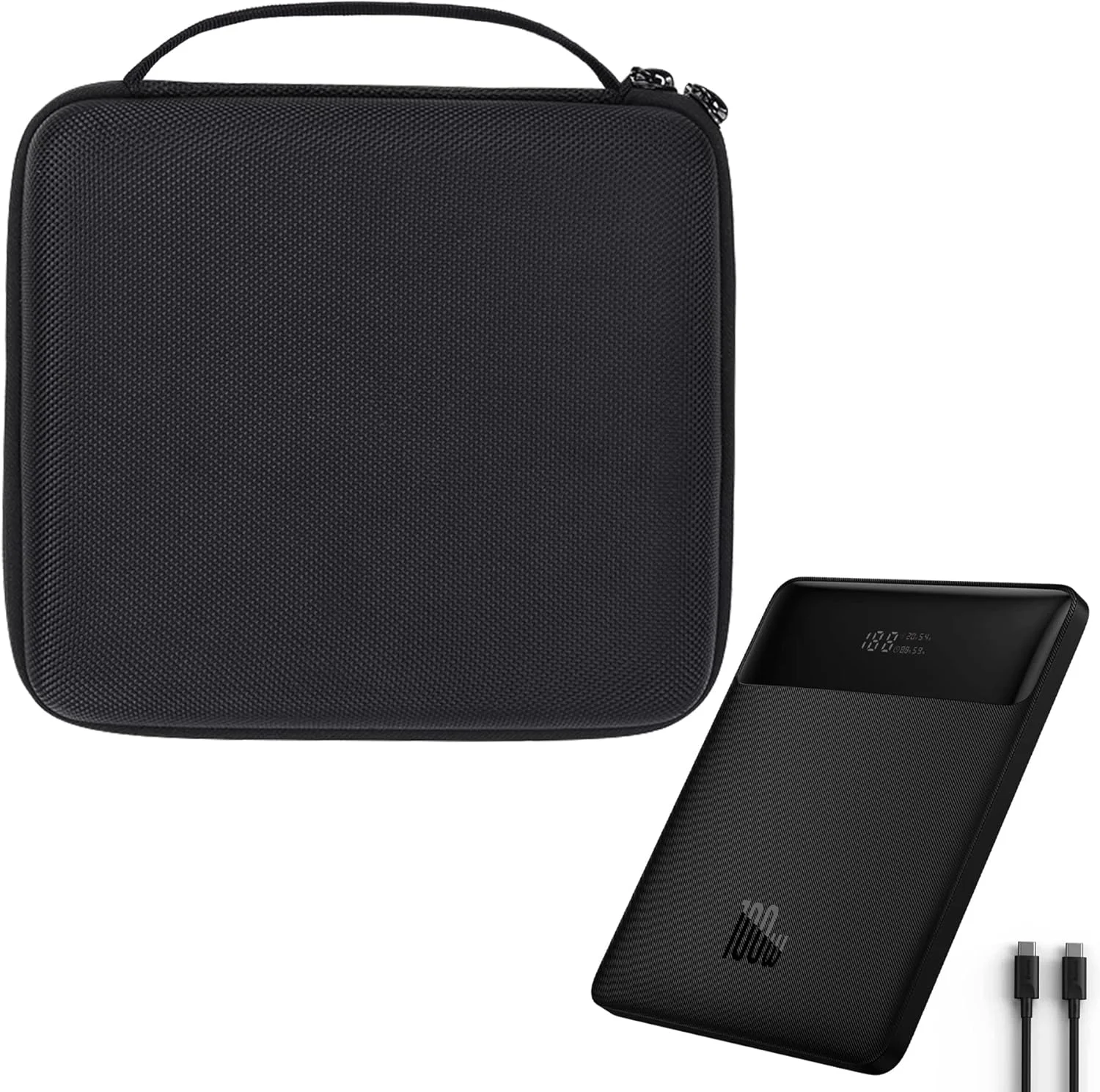 کیف سخت Khanka سازگار با پاوربانک لپ تاپ Baseus PD 100W USB C، فقط کیف کیف سخت Khanka سازگار با پاوربانک لپ تاپ Baseus PD 100W USB C، فقط کیف