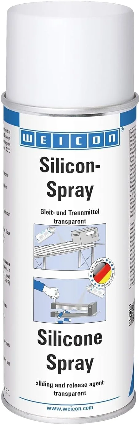 اسپری سیلیکون WEICON | 400 میلی لیتر | روان کننده، جدا کننده، محافظ و محصول مراقبتی