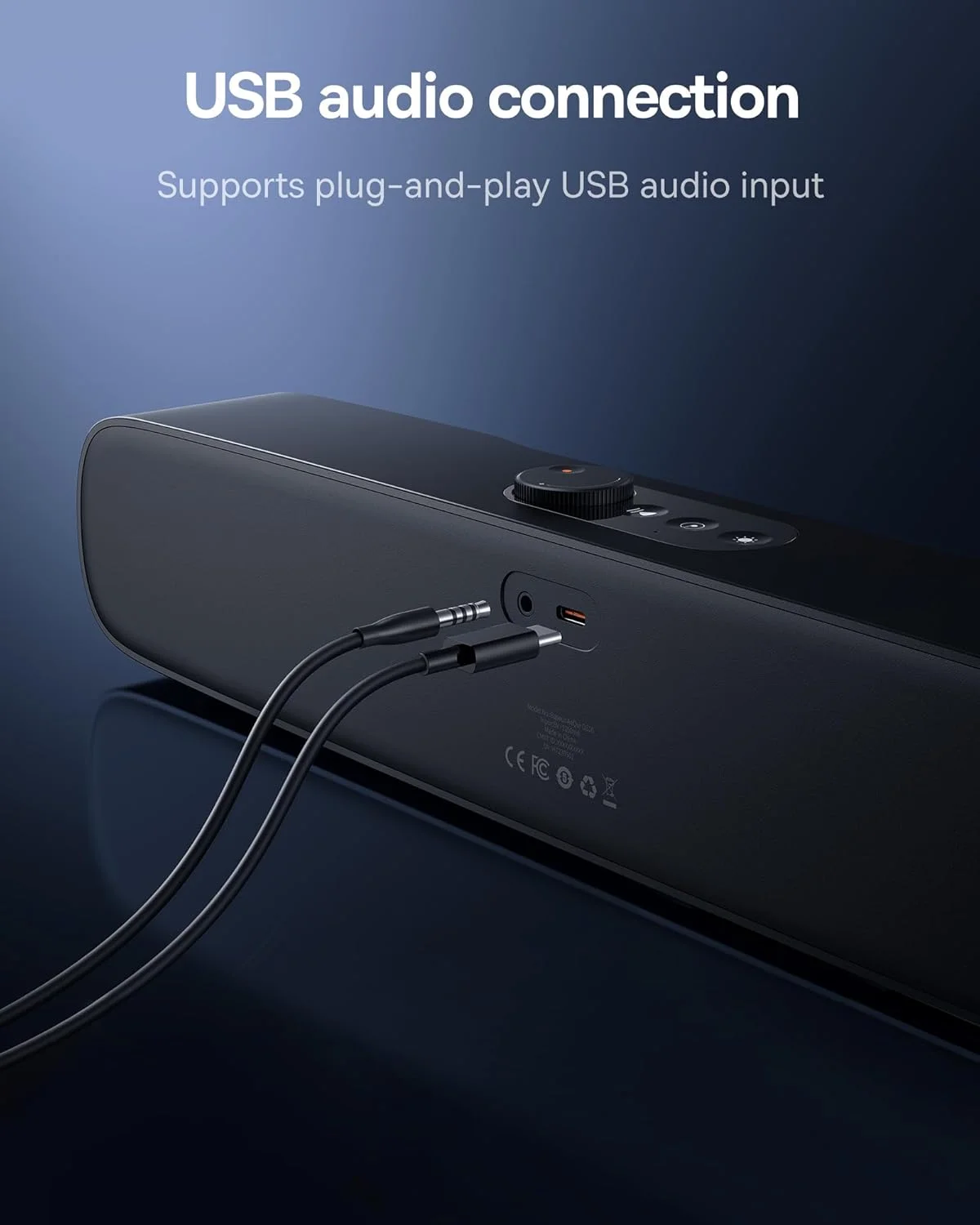 اسپیکر ساندبار تکی بی سیم بیسوس با بلوتوث 5.3، ساندبار کوچک با کنترل از طریق اپلیکیشن، سه حالت صوتی، RGB هفت رنگ، صدای کابلی با میکروفون برای تلویزیون، کامپیوتر، پروژکتورها (باتری) اسپیکر ساندبار تکی بی سیم بیسوس با بلوتوث 5.3، ساندبار کوچک با کنترل از طریق اپلیکیشن، سه حالت صوتی، RGB هفت رنگ، صدای کابلی با میکروفون برای تلویزیون، کامپیوتر، پروژکتورها (باتری)