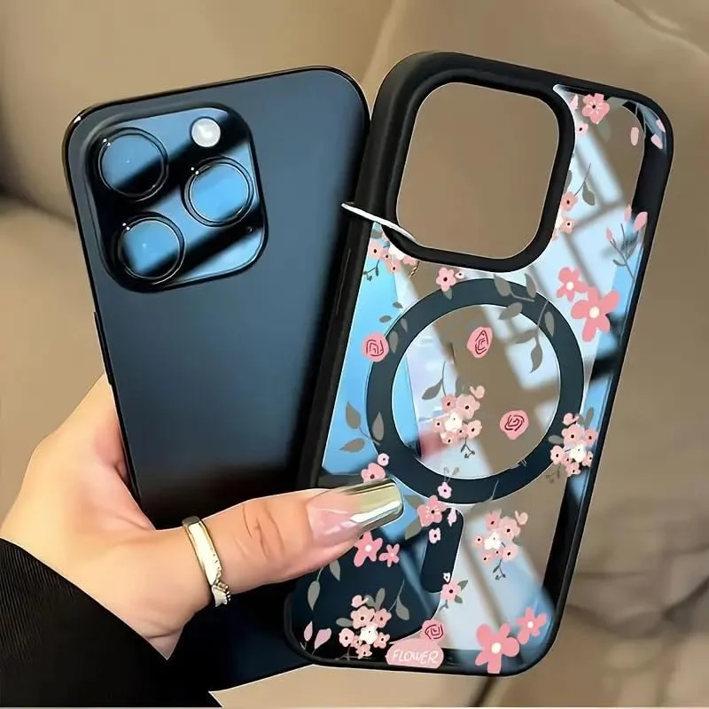 کاور محافظ هایبرید | مناسب برای آیفون 16 پرو مکس | طرح گل رز صورتی زیبا - پشت شفاف | سازگار با شارژر مغناطیسی | شارژ بیسیم | نیمه نرم | فریم سیلیکونی ضد ضربه | کاور برای اپل آیفون 16 پرو مکس | مشکی کاور محافظ هایبرید | مناسب برای آیفون 16 پرو مکس | طرح گل رز صورتی زیبا - پشت شفاف | سازگار با شارژر مغناطیسی | شارژ بیسیم | نیمه نرم | فریم سیلیکونی ضد ضربه | کاور برای اپل آیفون 16 پرو مکس | مشکی