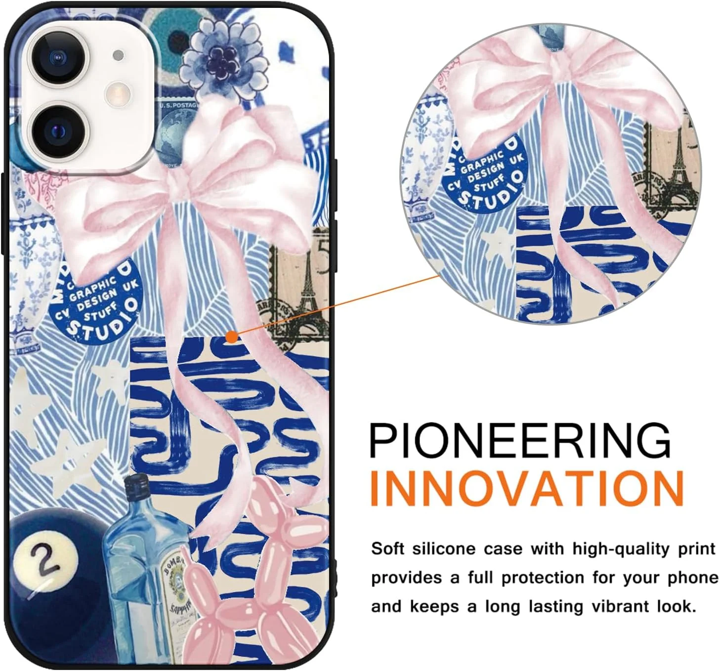 کاور گوشی آیفون 12 / آیفون 12 پرو 6.1 اینچ طرح پاپیون فانتزی دو عددی، طرح دخترانه تابستانی شیک، محافظ نرم و باریک سیلیکونی ضد ضربه، آبی 01 کاور گوشی آیفون 12 / آیفون 12 پرو 6.1 اینچ طرح پاپیون فانتزی دو عددی، طرح دخترانه تابستانی شیک، محافظ نرم و باریک سیلیکونی ضد ضربه، آبی 01