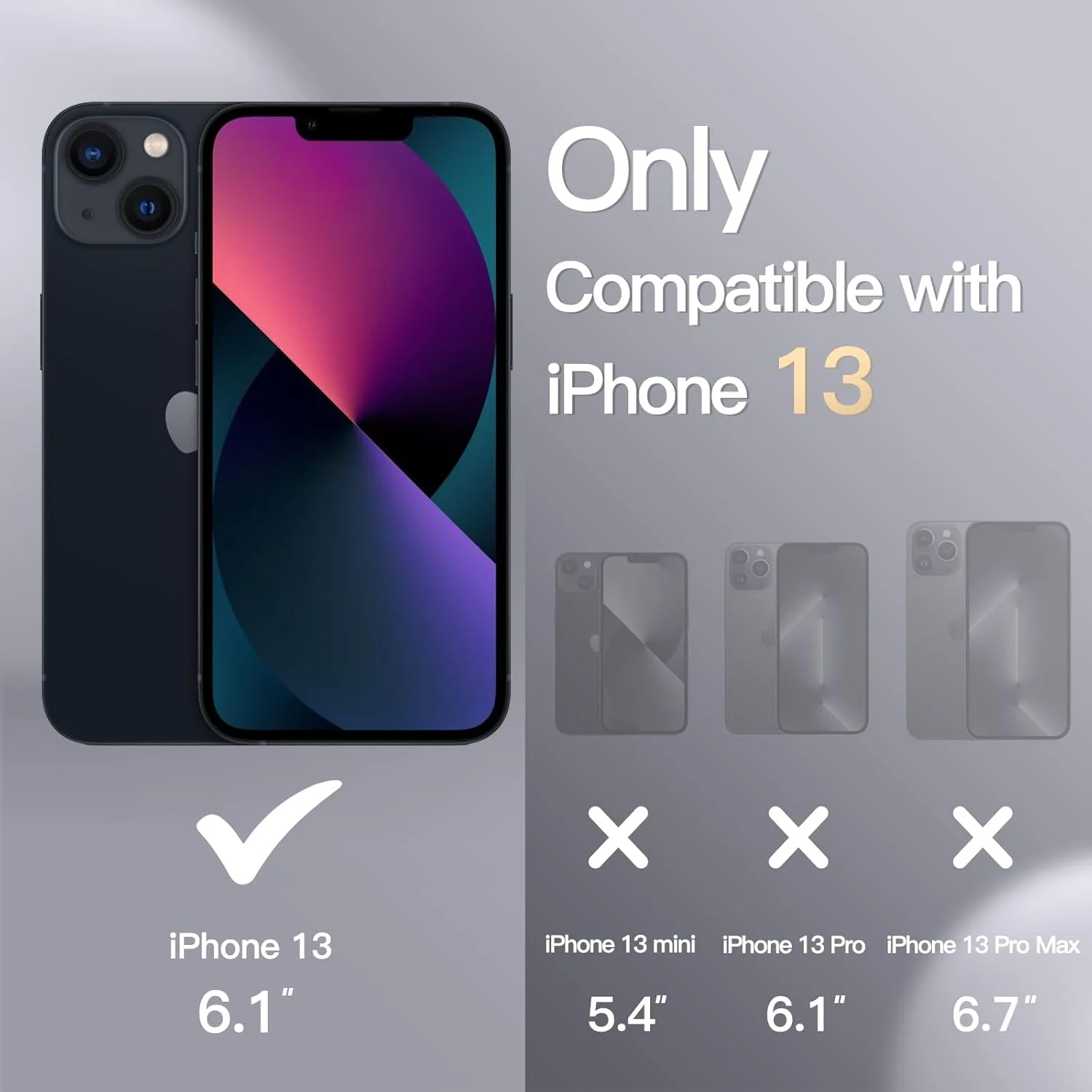 کاور سیلیکونی JETech برای آیفون 13 6.1 اینچی، کاور محافظ تمام بدنه با بافت نرم و لطیف، ضد ضربه با پوشش داخلی میکروفایبر (مشکی)