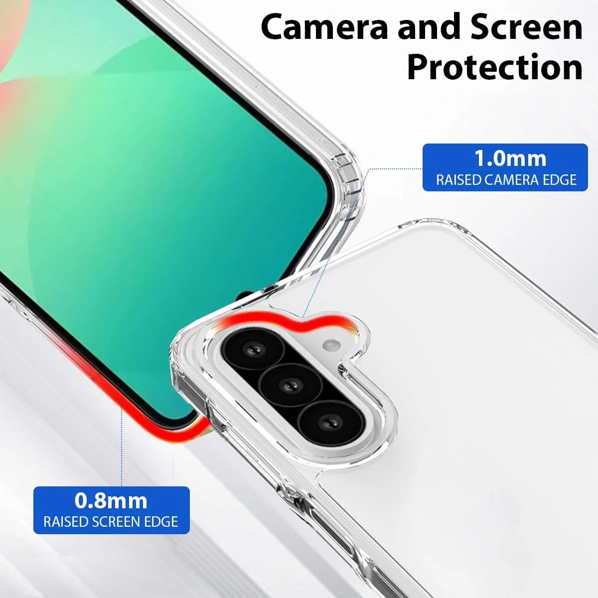 قاب محافظ شفاف ترکیبی T Tersely سازگار با سامسونگ گلکسی A26 4G/5G - فناوری TPU + پلی کربنات، ضد زردی، سازگار با شارژ بی سیم، قاب محافظ، پوشش ضربه گیر ضد ضربه قاب محافظ شفاف ترکیبی T Tersely سازگار با سامسونگ گلکسی A26 4G/5G - فناوری TPU + پلی کربنات، ضد زردی، سازگار با شارژ بی سیم، قاب محافظ، پوشش ضربه گیر ضد ضربه