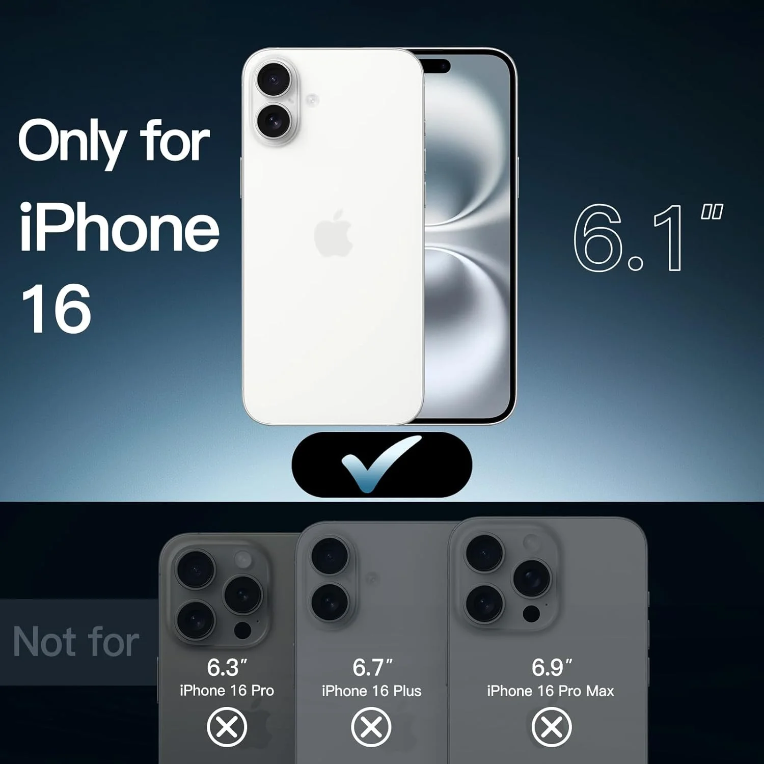 کاور محافظ ژتک برای آیفون ۱۶ (۶.۱ اینچ)، کاور ضربه گیر ضد زرد شدن، پشت شفاف ضد خش (شفاف) کاور محافظ ژتک برای آیفون ۱۶ (۶.۱ اینچ)، کاور ضربه گیر ضد زرد شدن، پشت شفاف ضد خش (شفاف)