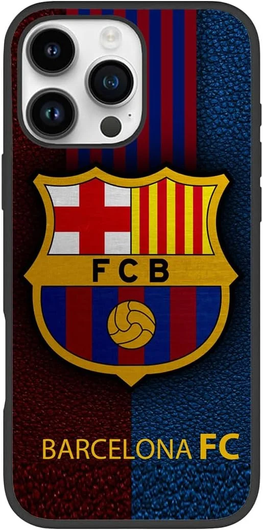 کاور پشتی موبایل طرح باشگاه فوتبال بارسلونا، طراحی اسپانیا، مناسب برای اپل آیفون 16 پرو مکس، چند رنگ