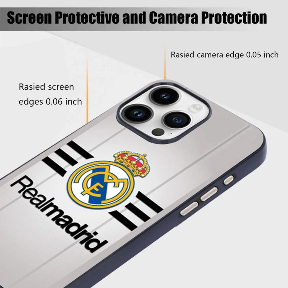 کاور پشتی موبایل طرح باشگاه فوتبال رئال مادرید اسپانیا مناسب برای گوشی اپل آیفون 14 پرو، چند رنگ کاور پشتی موبایل طرح باشگاه فوتبال رئال مادرید اسپانیا مناسب برای گوشی اپل آیفون 14 پرو، چند رنگ