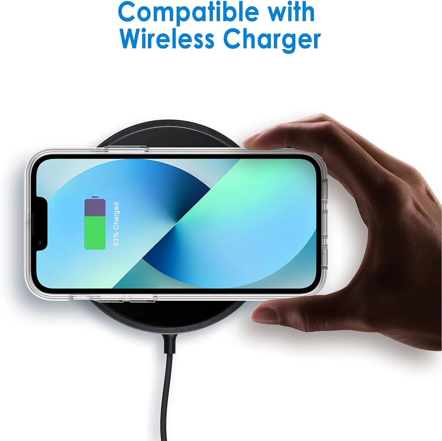 کاور محافظ ژتک برای آیفون ۱۳ ۶.۱ اینچی، کاور ضربه گیر ضد زردی، پشت شفاف ضد خش (شفاف) کاور محافظ ژتک برای آیفون ۱۳ ۶.۱ اینچی، کاور ضربه گیر ضد زردی، پشت شفاف ضد خش (شفاف)