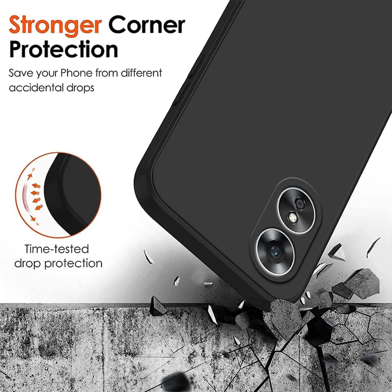 کاور سیلیکونی برای اوپو A58 4G، کاور ضربه گیر ژله ای مایع با پوشش داخلی میکروفیبر نرم، محافظ باریک و ضد ضربه برای اوپو A58 4G (مشکی) کاور سیلیکونی برای اوپو A58 4G، کاور ضربه گیر ژله ای مایع با پوشش داخلی میکروفیبر نرم، محافظ باریک و ضد ضربه برای اوپو A58 4G (مشکی)