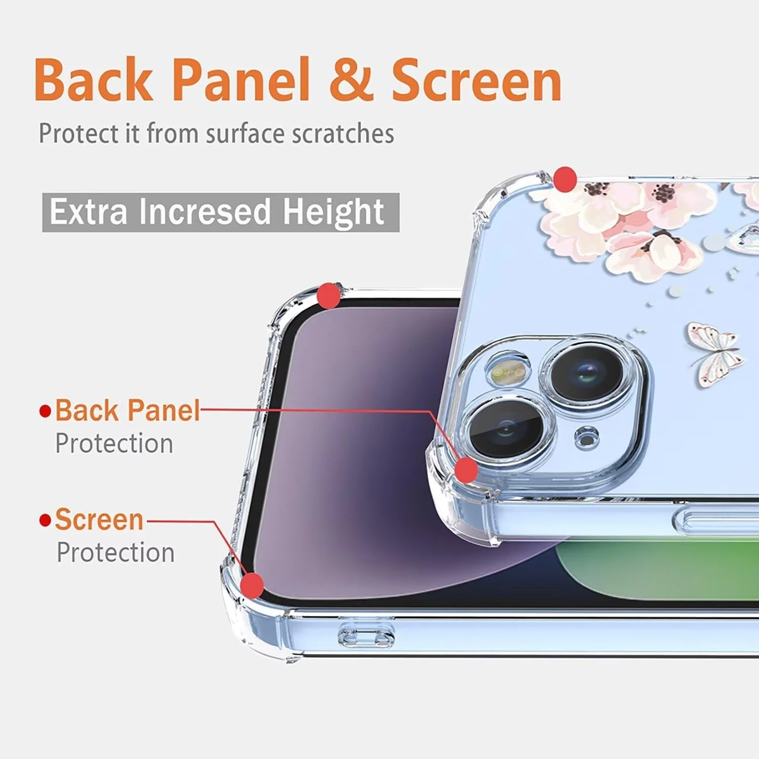 کاور ایلینگ برای سامسونگ گلکسی اس 25 اولترا 5G، طرح گلدار ظریف و قاب دخترانه طرح کارتونی زیبا، بامپر TPU نرم و شفاف فوق العاده باریک، قاب سیلیکونی ضد ضربه (گل های صورتی)