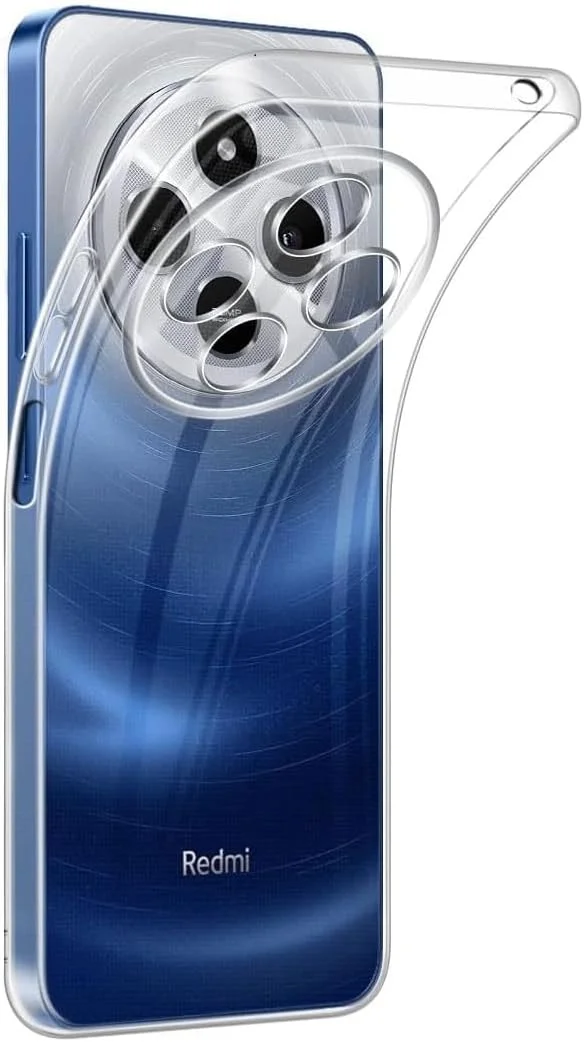 کاور شفاف و نرم TPU انعطاف پذیر و باریک با محافظت در برابر سقوط، سازگار با Redmi 14C / Poco C75 (شفاف) کاور شفاف و نرم TPU انعطاف پذیر و باریک با محافظت در برابر سقوط، سازگار با Redmi 14C / Poco C75 (شفاف)