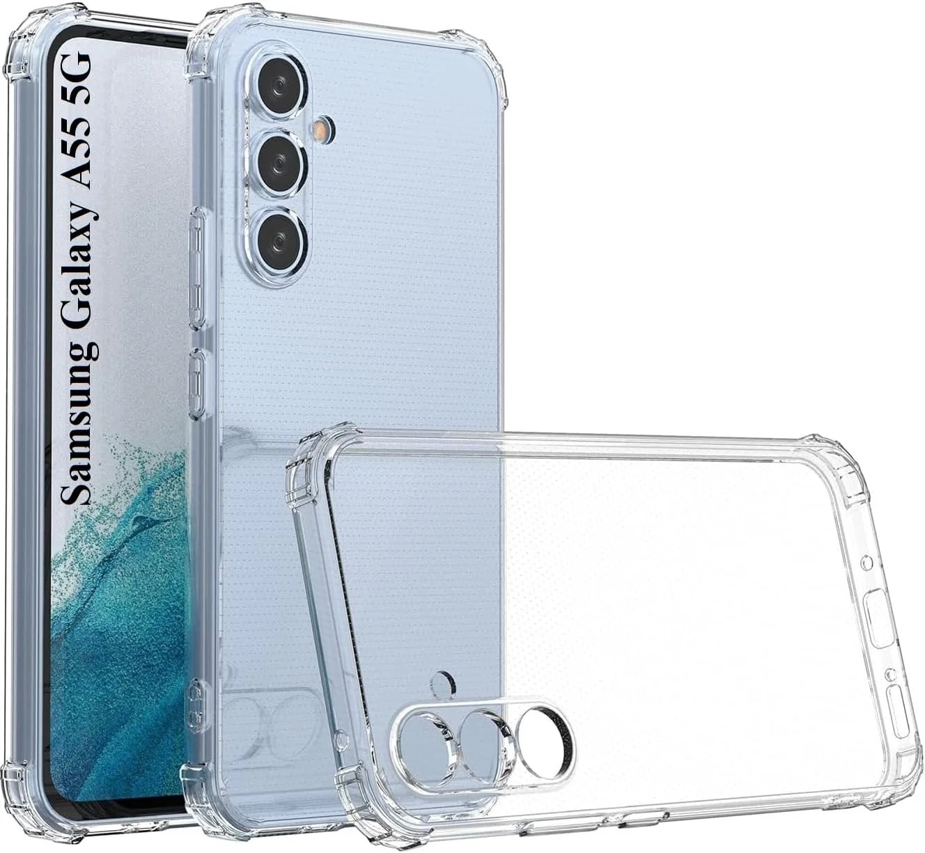 کاور محافظ شفاف ژلهای نرم Zubitech مدل TPU مناسب برای گوشی سامسونگ گلکسی A55 5G، ضد ضربه با گوشههای تقویتشده کاور محافظ شفاف ژلهای نرم Zubitech مدل TPU مناسب برای گوشی سامسونگ گلکسی A55 5G، ضد ضربه با گوشههای تقویتشده