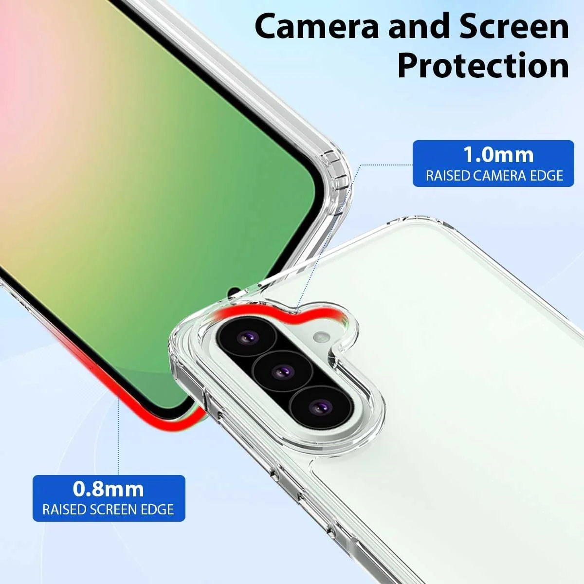 کاور محافظ کریستالی شفاف هیبریدی T Tersely سازگار با گوشی سامسونگ گلکسی A56 5G (2025) - فناوری TPU + پلی کربنات، ضد زردی، پوشش ضربه گیر کاور محافظ کریستالی شفاف هیبریدی T Tersely سازگار با گوشی سامسونگ گلکسی A56 5G (2025) - فناوری TPU + پلی کربنات، ضد زردی، پوشش ضربه گیر