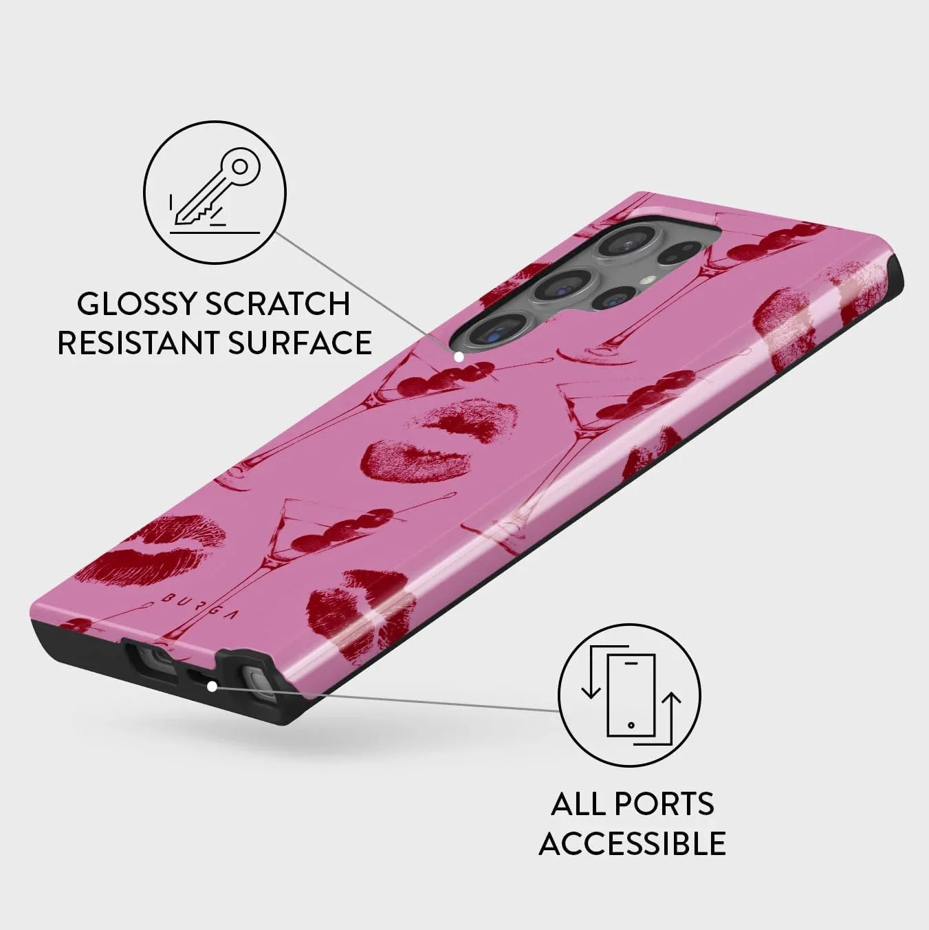 قاب گوشی بورگا سازگار با گوشی موبایل سامسونگ گلکسی S24 Ultra، قاب محافظ دو لایه ترکیبی از جنس سیلیکون و پلاستیک سخت، مقاوم در برابر خط و خش و ضربه (با من تماس بگیر) قاب گوشی بورگا سازگار با گوشی موبایل سامسونگ گلکسی S24 Ultra، قاب محافظ دو لایه ترکیبی از جنس سیلیکون و پلاستیک سخت، مقاوم در برابر خط و خش و ضربه (با من تماس بگیر)