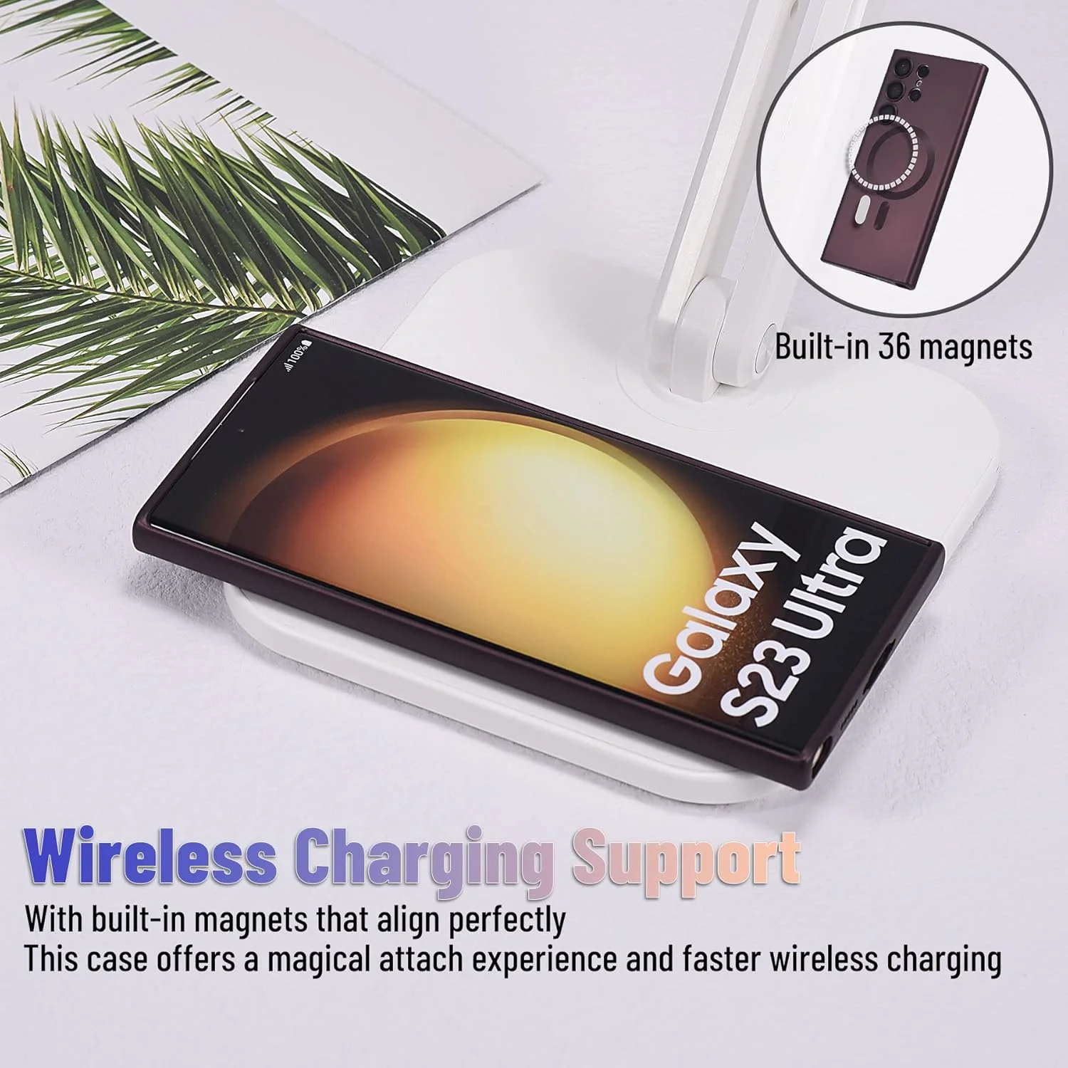 قاب محافظ مغناطیسی گوشی سامسونگ گلکسی S23 Ultra، قاب سیلیکونی نرم گوشی سامسونگ S23 Ultra با محافظت از دوربین، ضد اثر انگشت، قرمز قاب محافظ مغناطیسی گوشی سامسونگ گلکسی S23 Ultra، قاب سیلیکونی نرم گوشی سامسونگ S23 Ultra با محافظت از دوربین، ضد اثر انگشت، قرمز