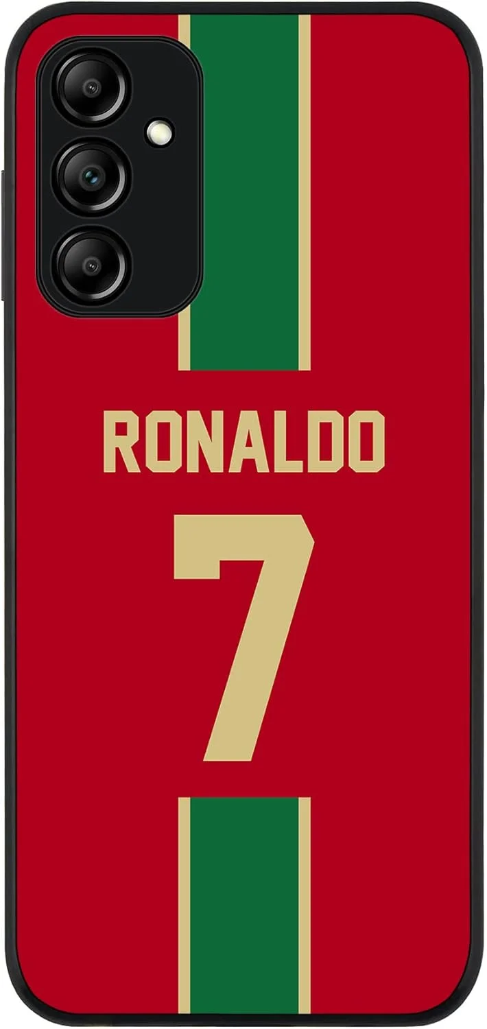 کاور محافظ لبه مشکی مقاوم برای گوشی سامسونگ گلکسی A14 / A14 5G، کاور نرم و باریک TPU ژله ای ضد ضربه - تیم فوتبال - پرتغال، نام بازیکن - رونالدو کاور محافظ لبه مشکی مقاوم برای گوشی سامسونگ گلکسی A14 / A14 5G، کاور نرم و باریک TPU ژله ای ضد ضربه - تیم فوتبال - پرتغال، نام بازیکن - رونالدو