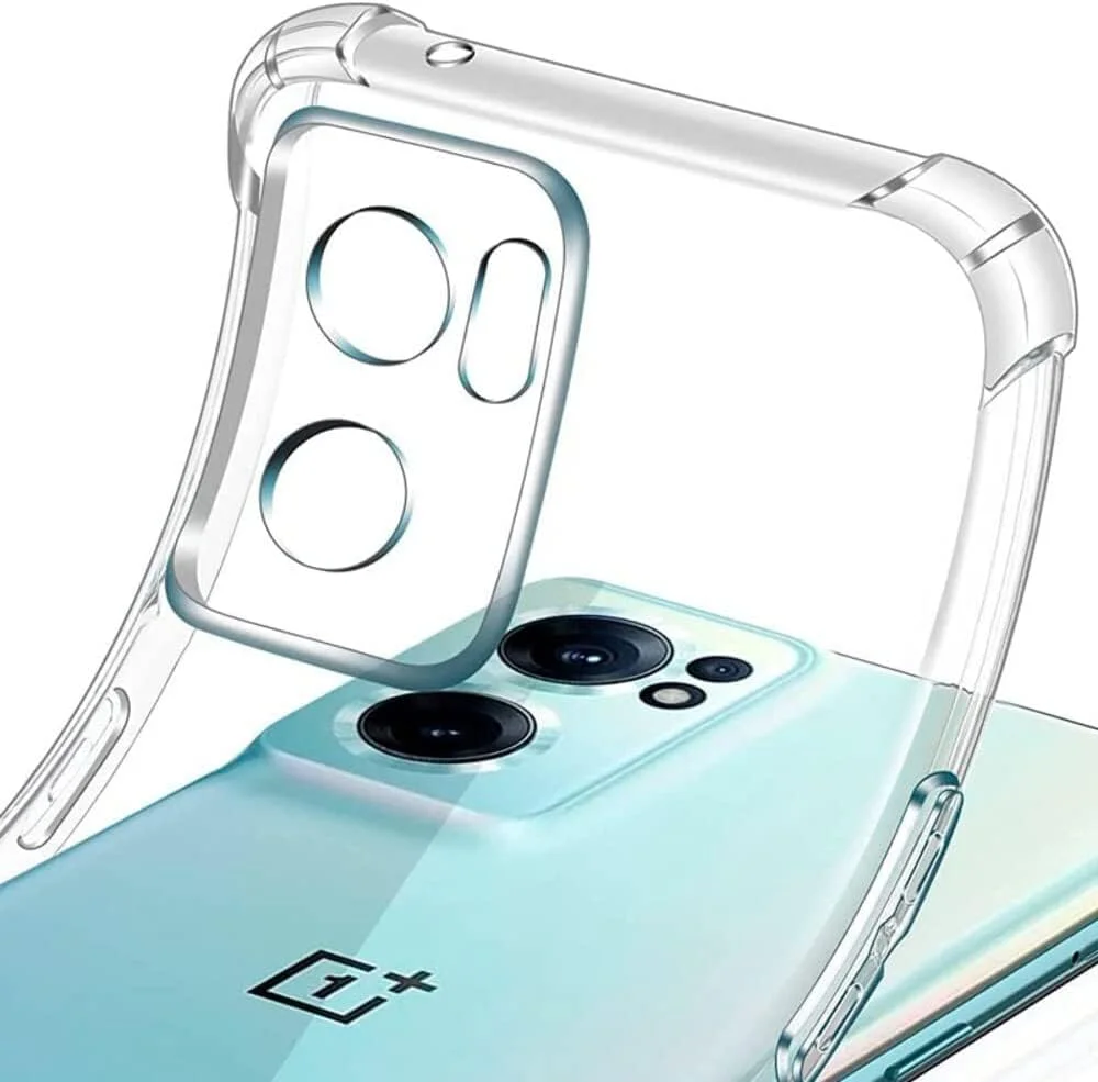 کاور شفاف و نرم سیلیکونی برای گوشی وان پلاس نورد CE 2 / وان پلاس نورد CE 2 5G، ضد ضربه با گوشه‌های تقویت شده