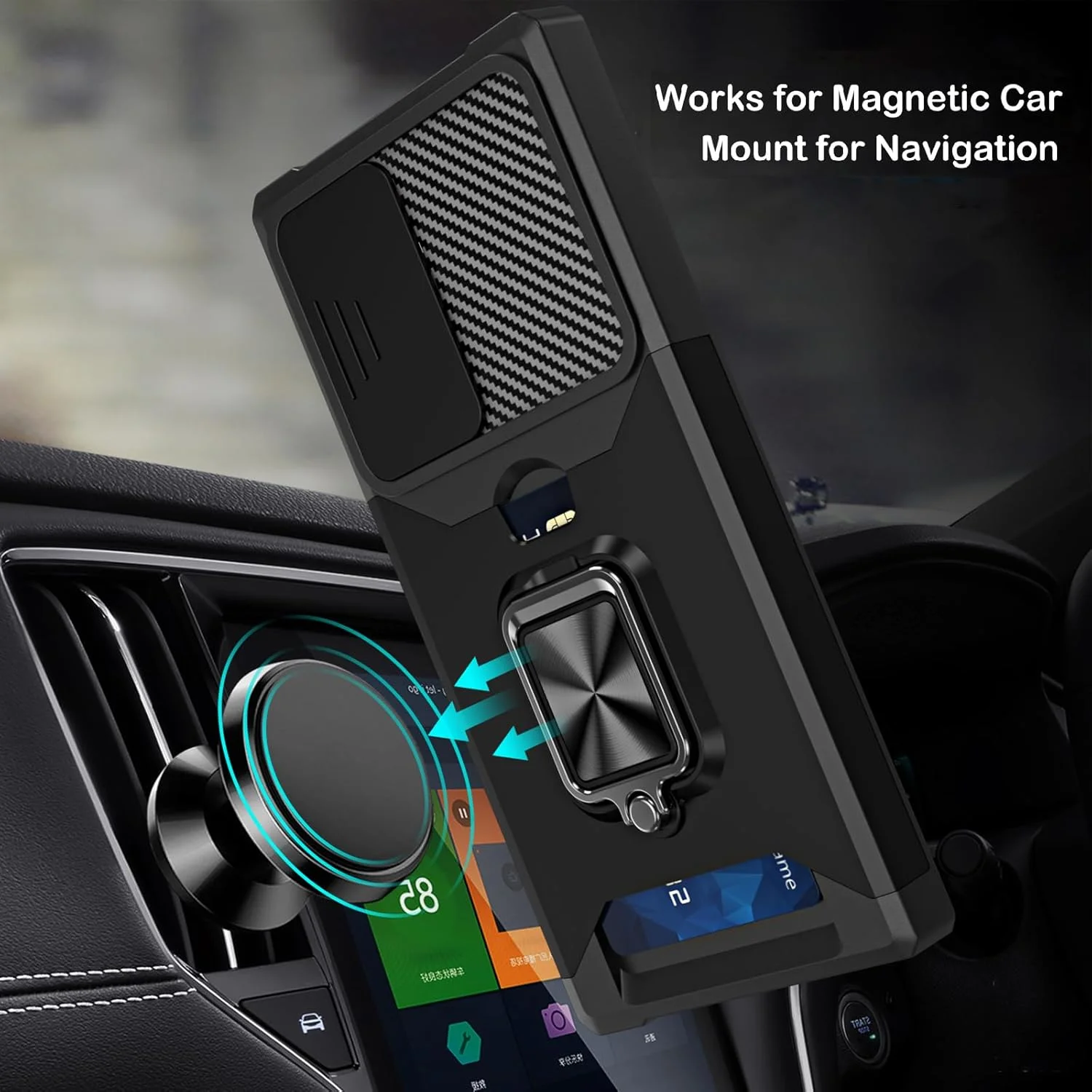 قاب محافظ گوشی سامسونگ S21 Ultra به همراه جای کارت، قاب گوشی سامسونگ گلکسی S21 Ultra به همراه پوشش کشویی دوربین و حلقه چرخان 360 درجه، قاب محافظ سنگین گوشی برای پوشش S21 Ultra - مشکی قاب محافظ گوشی سامسونگ S21 Ultra به همراه جای کارت، قاب گوشی سامسونگ گلکسی S21 Ultra به همراه پوشش کشویی دوربین و حلقه چرخان 360 درجه، قاب محافظ سنگین گوشی برای پوشش S21 Ultra - مشکی