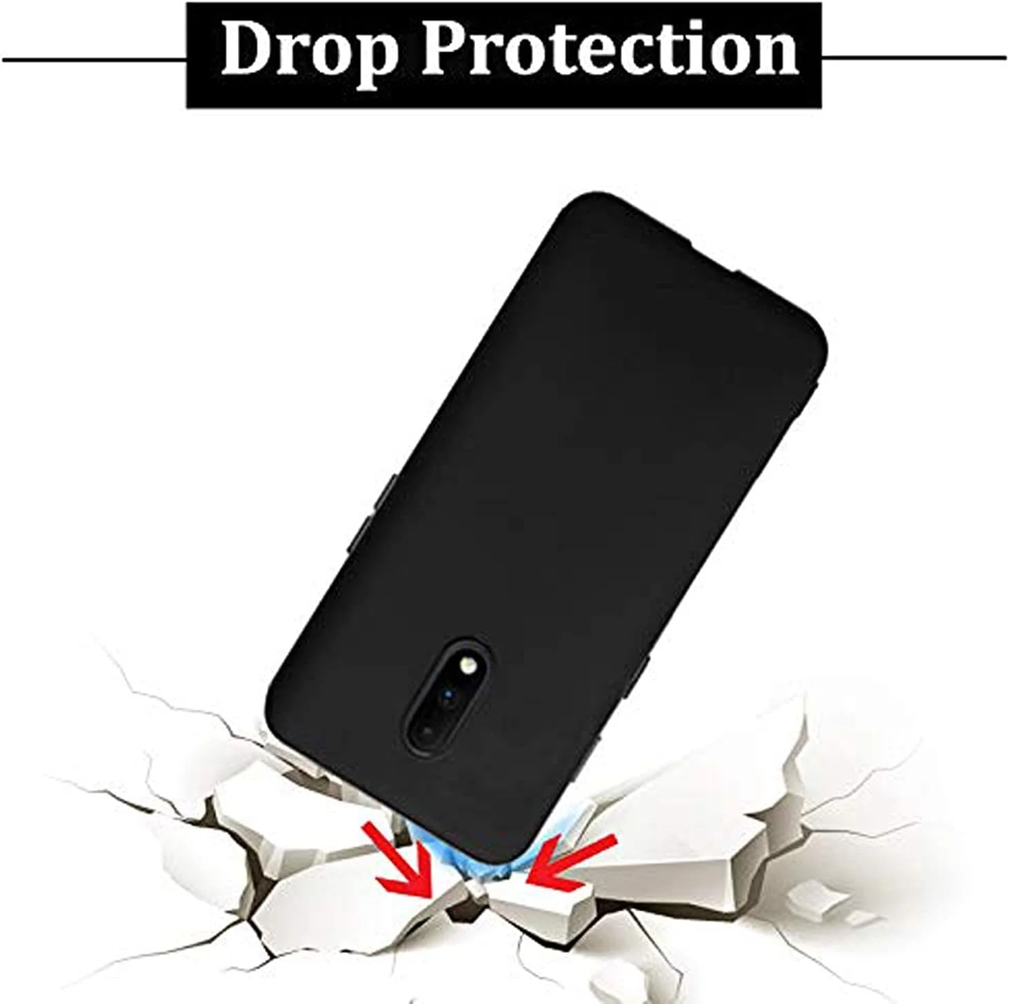 قاب محافظ گوشی وان پلاس 7، فوق العاده نازک، باریک، سیلیکونی نرم و پوشش مات، مشکی مات، محصولی از Nice.Store.UAE قاب محافظ گوشی وان پلاس 7، فوق العاده نازک، باریک، سیلیکونی نرم و پوشش مات، مشکی مات، محصولی از Nice.Store.UAE