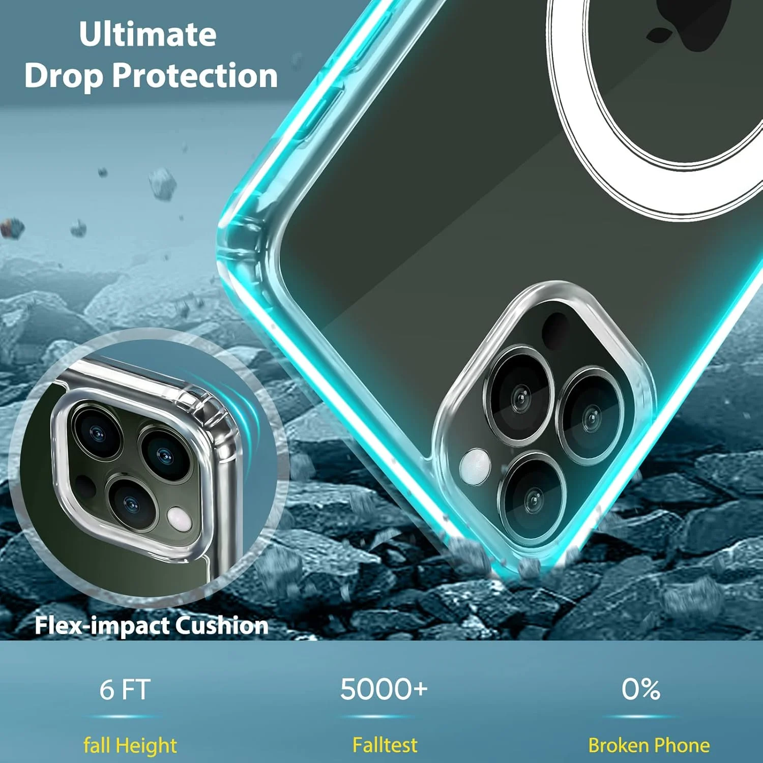 کاور محافظ آهنربایی شفاف HVDI برای آیفون 11 پرو مکس با قابلیت شارژ بیسیم Mag-Safe، کاور بامپر TPU سیلیکونی نرم، باریک و سبک، ضد ضربه و ضد زردی برای آیفون 11 پرو مکس 6.5 اینچ کاور محافظ آهنربایی شفاف HVDI برای آیفون 11 پرو مکس با قابلیت شارژ بیسیم Mag-Safe، کاور بامپر TPU سیلیکونی نرم، باریک و سبک، ضد ضربه و ضد زردی برای آیفون 11 پرو مکس 6.5 اینچ