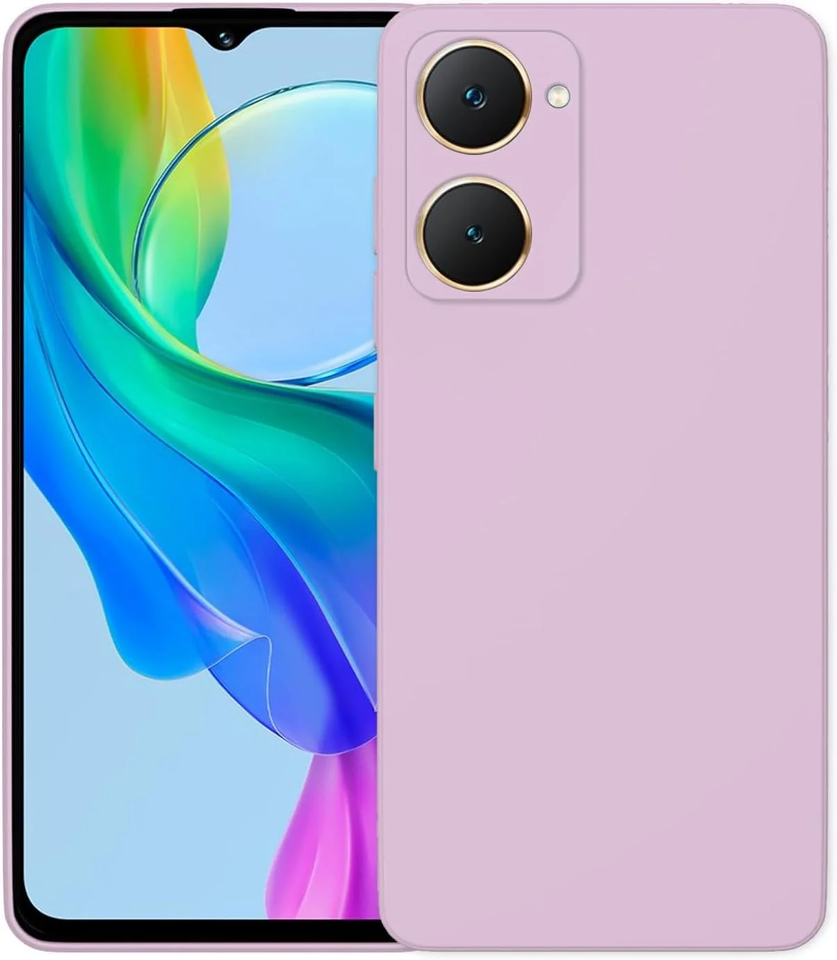 کاور محافظ سیلیکونی گوشی CooToly برای ویوو Y03 4G/Y28s 5G، پوشش محافظ نرم (بنفش روشن، Y03 4G/Y28s 5G) کاور محافظ سیلیکونی گوشی CooToly برای ویوو Y03 4G/Y28s 5G، پوشش محافظ نرم (بنفش روشن، Y03 4G/Y28s 5G)