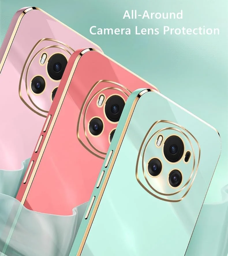 قاب گوشی آنر مجیک 6 پرو 5G با پایه نامرئی، قاب گوشی لوکس براق با روکش، طراحی لبه طلایی، پوشش مشکی نازک و نرم ضد ضربه قاب گوشی آنر مجیک 6 پرو 5G با پایه نامرئی، قاب گوشی لوکس براق با روکش، طراحی لبه طلایی، پوشش مشکی نازک و نرم ضد ضربه