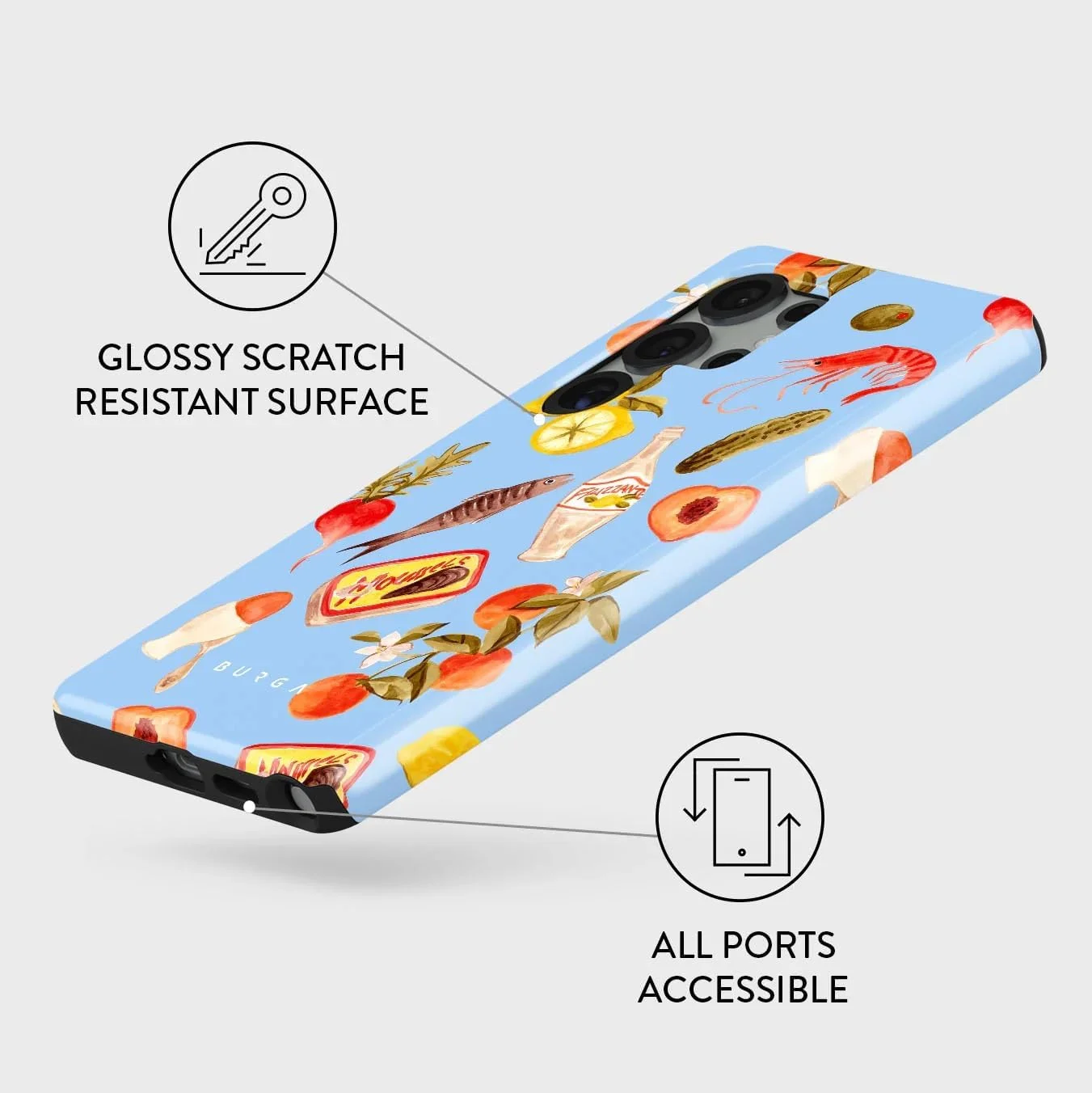 کاور موبایل بورگا سازگار با گوشی سامسونگ گلکسی اس 25 اولترا، کاور محافظ دو لایه سخت و سیلیکونی، مقاوم در برابر خش و ضربه (Alfresco) کاور موبایل بورگا سازگار با گوشی سامسونگ گلکسی اس 25 اولترا، کاور محافظ دو لایه سخت و سیلیکونی، مقاوم در برابر خش و ضربه (Alfresco)