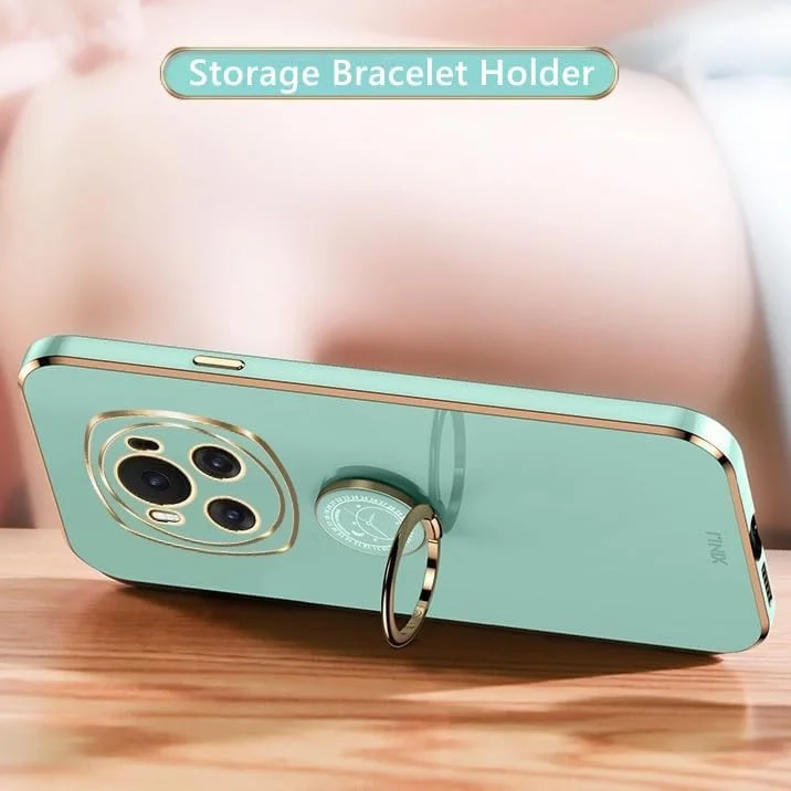 قاب گوشی آنر مجیک 6 پرو 5G با پایه نامرئی، قاب گوشی لوکس براق با روکش، طراحی لبه طلایی، پوشش مشکی نازک و نرم ضد ضربه قاب گوشی آنر مجیک 6 پرو 5G با پایه نامرئی، قاب گوشی لوکس براق با روکش، طراحی لبه طلایی، پوشش مشکی نازک و نرم ضد ضربه