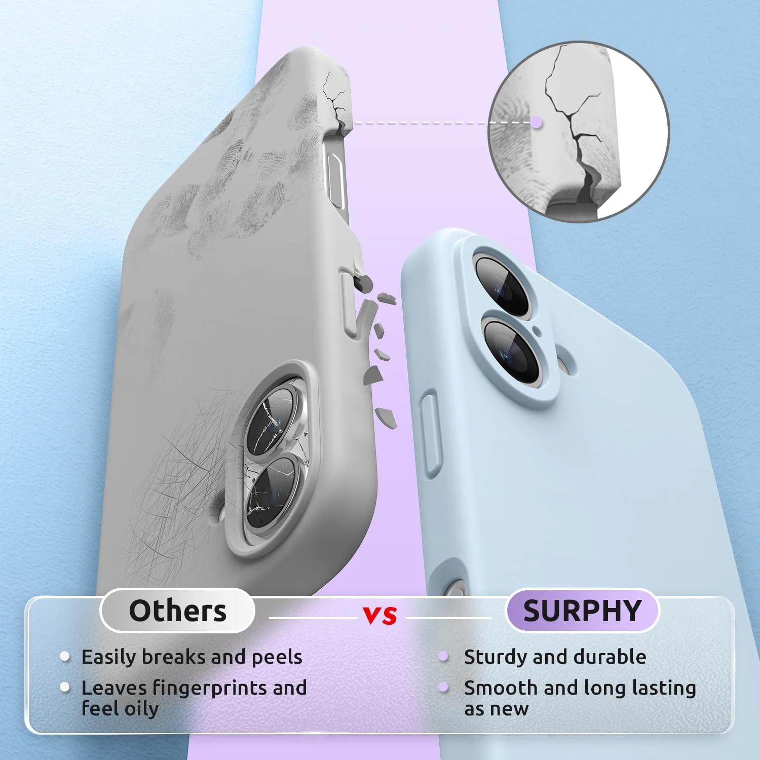 کاور سیلیکونی آهنربایی سورفی مناسب برای آیفون 16 پلاس، سازگار با MagSafe، محافظ دوربین و دارای پوشش داخلی میکروفایبر نرم، کاور ضد ضربه گوشی 6.7 اینچی 2024، آبی ابری کاور سیلیکونی آهنربایی سورفی مناسب برای آیفون 16 پلاس، سازگار با MagSafe، محافظ دوربین و دارای پوشش داخلی میکروفایبر نرم، کاور ضد ضربه گوشی 6.7 اینچی 2024، آبی ابری