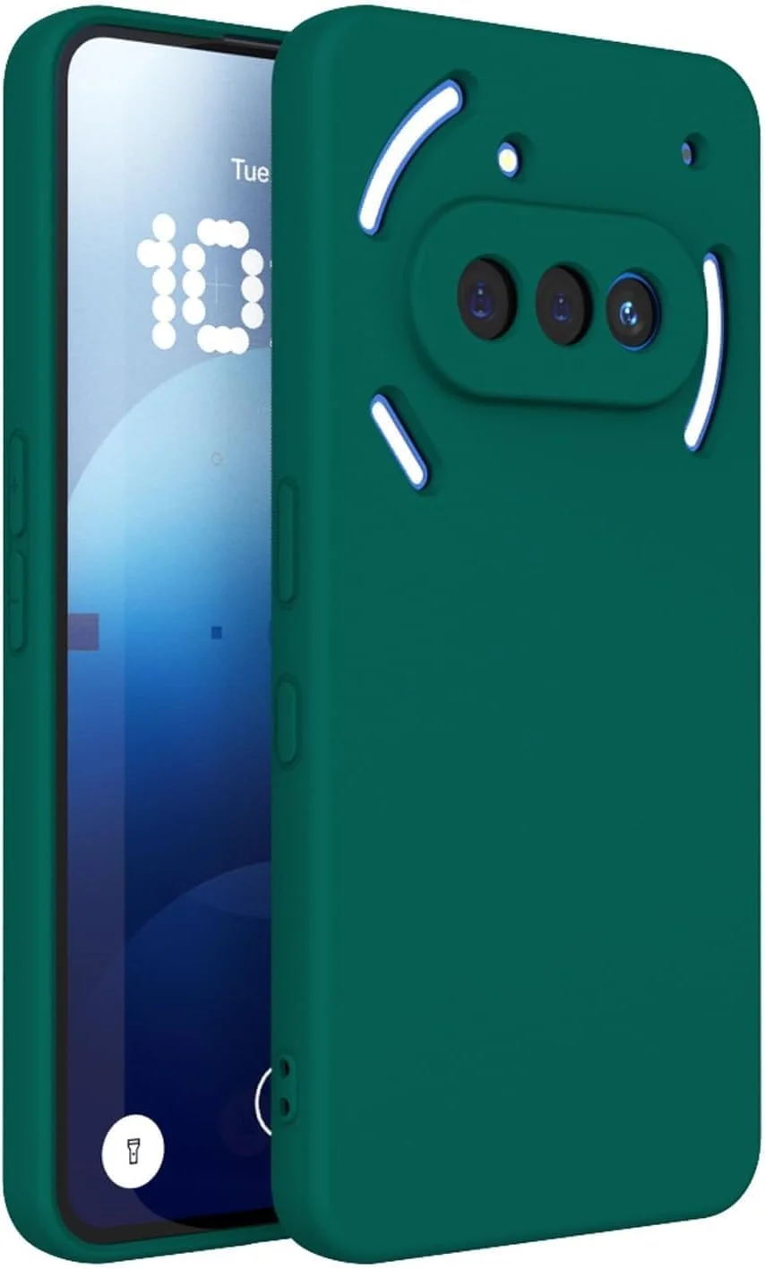 قاب گوشی ناتینگ فون 3a، کاور محافظ نرم با سطح مات [فوق العاده نازک] [ضد خش] کاور محافظ TPU نرم برای گوشی ناتینگ فون 3a (سبز)