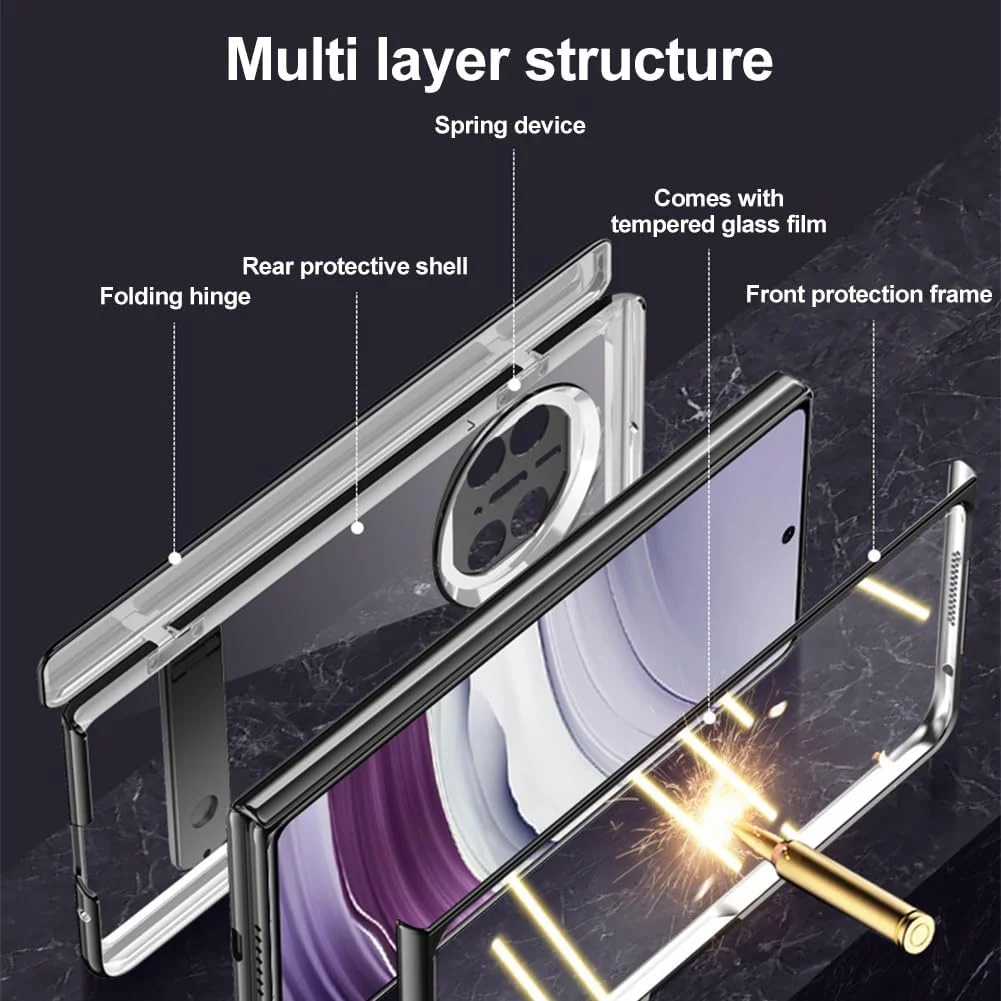 قاب محافظ گوشی ZYTSHOP سازگار با Huawei Mate X5، کاور لولایی برای گوشی Huawei Mate X 5، دارای پایه نگهدارنده، محافظ بدنه گوشی، دارای فریم نگهدارنده (سبز) قاب محافظ گوشی ZYTSHOP سازگار با Huawei Mate X5، کاور لولایی برای گوشی Huawei Mate X 5، دارای پایه نگهدارنده، محافظ بدنه گوشی، دارای فریم نگهدارنده (سبز)