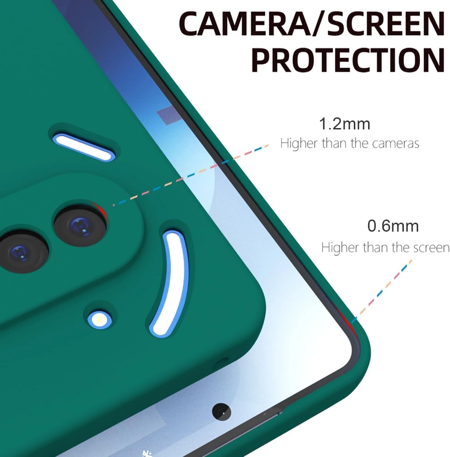 قاب گوشی ناتینگ فون 3a، کاور محافظ نرم با سطح مات [فوق العاده نازک] [ضد خش] کاور محافظ TPU نرم برای گوشی ناتینگ فون 3a (سبز)
