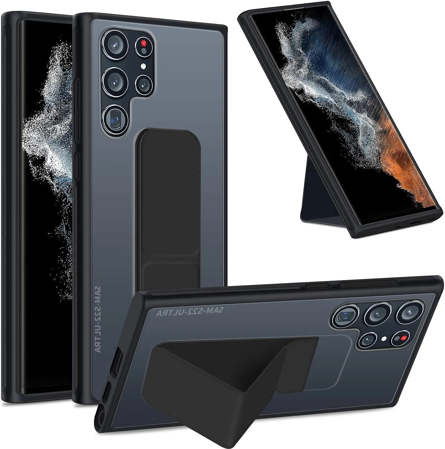 کاور محافظ گوشی سامسونگ گلکسی S22 Ultra مدل INFOSUN با استند و طراحی مات و ضد ضربه - مشکی کاور محافظ گوشی سامسونگ گلکسی S22 Ultra مدل INFOSUN با استند و طراحی مات و ضد ضربه - مشکی