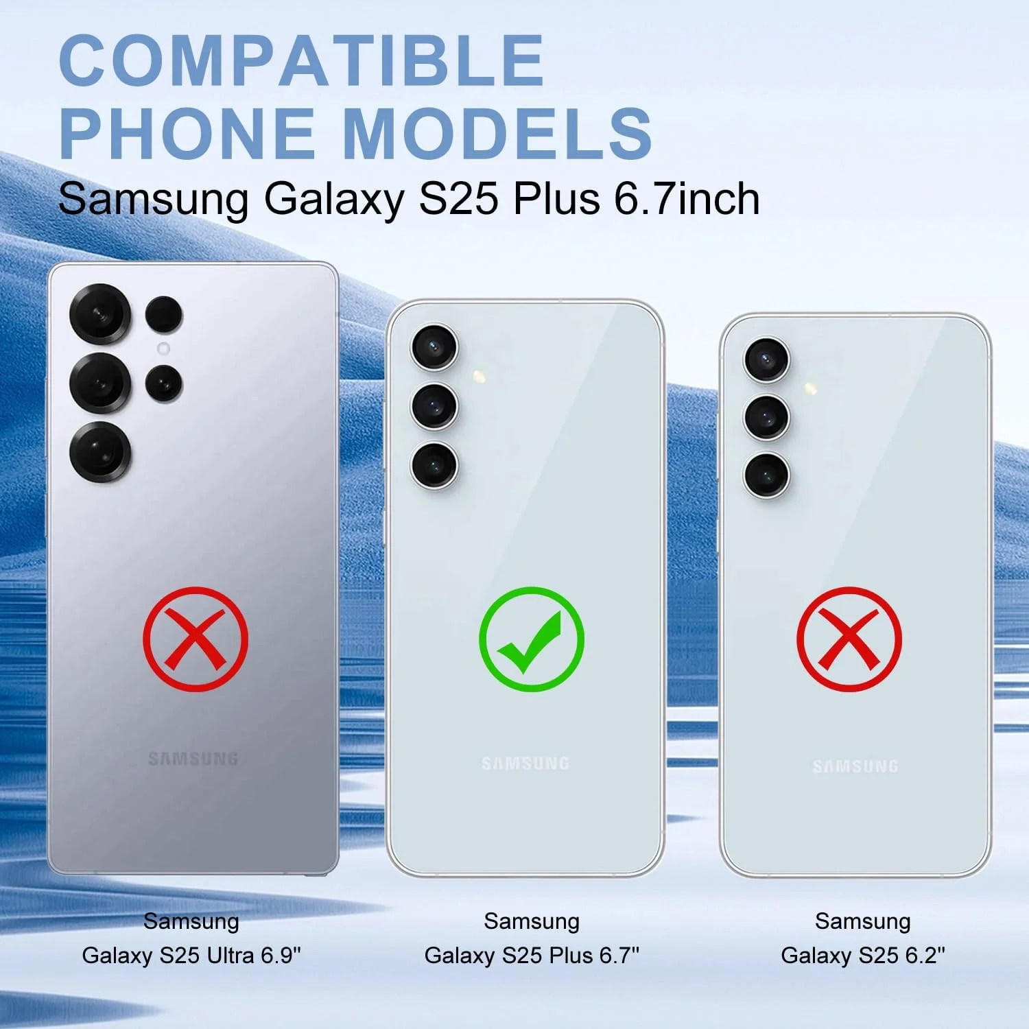 قاب محافظ شفاف T Tersely برای گوشی سامسونگ گلکسی S25 پلاس 5G مدل 2025، کاور مغناطیسی سازگار با MagSafe، پشت سخت، بامپر باریک ضد ضربه، پشتیبانی از شارژ بیسیم قاب محافظ شفاف T Tersely برای گوشی سامسونگ گلکسی S25 پلاس 5G مدل 2025، کاور مغناطیسی سازگار با MagSafe، پشت سخت، بامپر باریک ضد ضربه، پشتیبانی از شارژ بیسیم