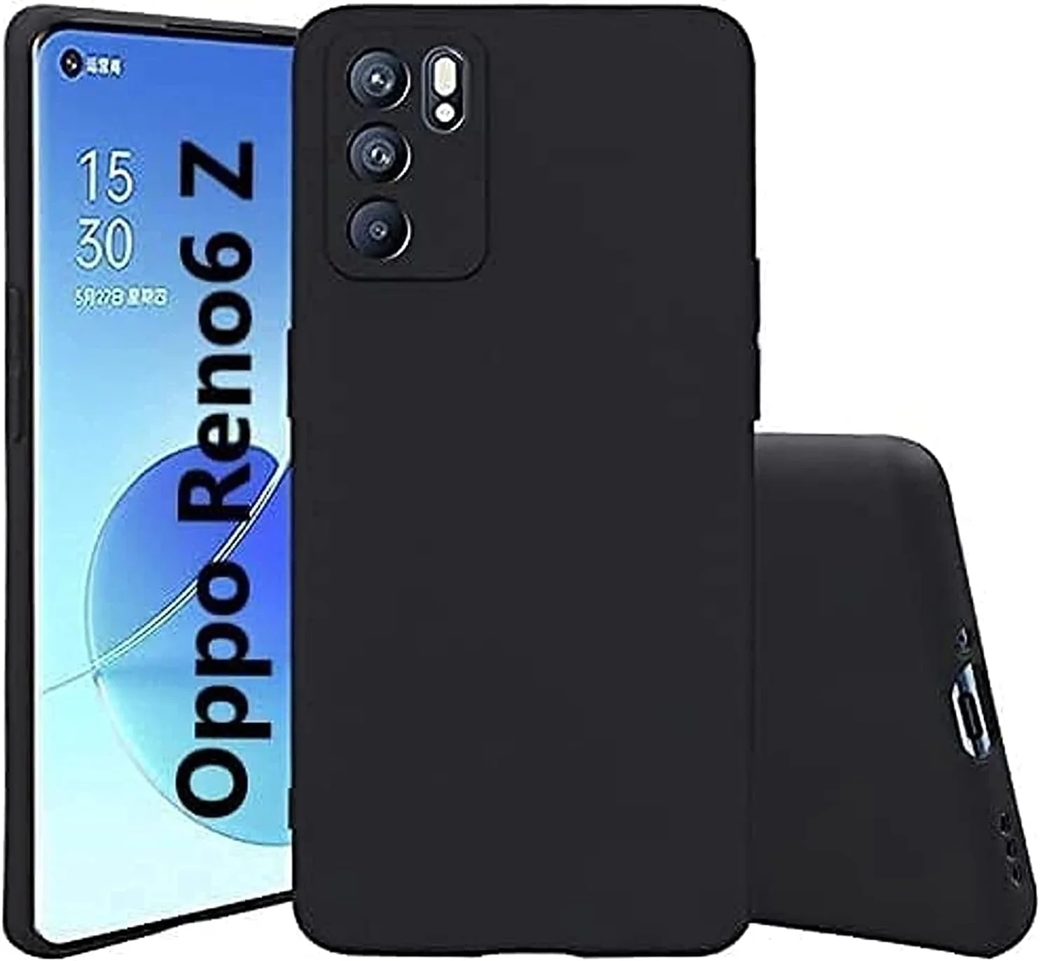 کاور سیلیکونی نرم و نازک Muzz مناسب برای گوشی اوپو رنو 6Z 5G، انعطاف پذیر و خوش دست، مشکی کاور سیلیکونی نرم و نازک Muzz مناسب برای گوشی اوپو رنو 6Z 5G، انعطاف پذیر و خوش دست، مشکی