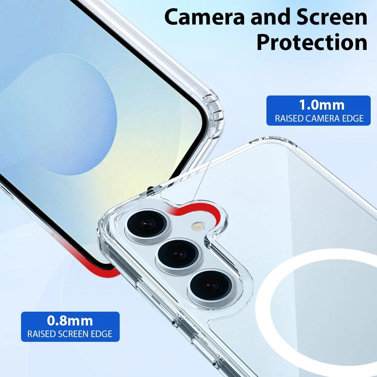 قاب محافظ شفاف T Tersely برای گوشی سامسونگ گلکسی S25 پلاس 5G مدل 2025، کاور مغناطیسی سازگار با MagSafe، پشت سخت، بامپر باریک ضد ضربه، پشتیبانی از شارژ بیسیم قاب محافظ شفاف T Tersely برای گوشی سامسونگ گلکسی S25 پلاس 5G مدل 2025، کاور مغناطیسی سازگار با MagSafe، پشت سخت، بامپر باریک ضد ضربه، پشتیبانی از شارژ بیسیم