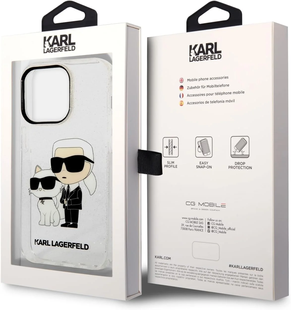 قاب محافظ گوشی موبایل CG Mobile Karl Lagerfeld مناسب برای آیفون 15 پرو مدل IML Glitter NFT Karl & Choupette Hard - ضد خش - مقاوم در برابر ضربه - محافظت کامل و باریک - کاور پشتی برای آیفون 15 پرو 6.1 اینچ - سفید قاب محافظ گوشی موبایل CG Mobile Karl Lagerfeld مناسب برای آیفون 15 پرو مدل IML Glitter NFT Karl & Choupette Hard - ضد خش - مقاوم در برابر ضربه - محافظت کامل و باریک - کاور پشتی برای آیفون 15 پرو 6.1 اینچ - سفید