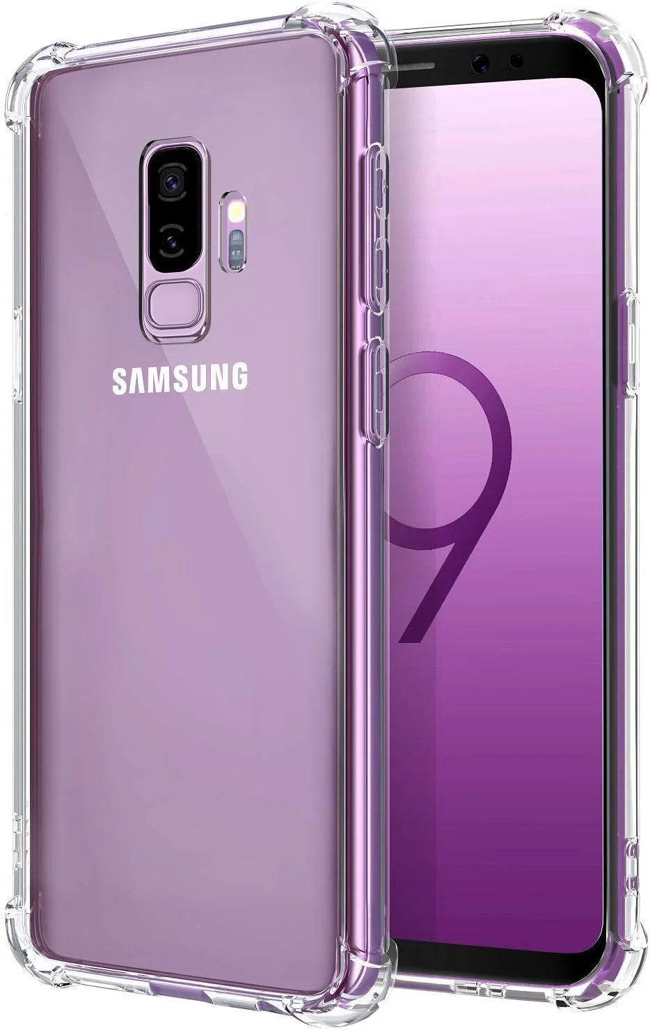 کاور محافظ ژله ای شفاف گوشی سامسونگ گلکسی اس 9 پلاس GerTong، ضربه گیر، بامپر TPU نرم و باریک با لبه های برجسته کاور محافظ ژله ای شفاف گوشی سامسونگ گلکسی اس 9 پلاس GerTong، ضربه گیر، بامپر TPU نرم و باریک با لبه های برجسته