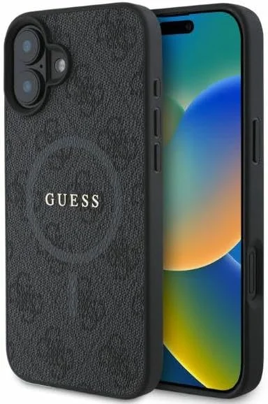 قاب محافظ مشکی CG Mobile Guess GUHMP16SG4GFRK مناسب برای آیفون 16 با صفحه نمایش 6.1 اینچ، دارای حلقه و لوگوی کلاسیک 4G قاب محافظ مشکی CG Mobile Guess GUHMP16SG4GFRK مناسب برای آیفون 16 با صفحه نمایش 6.1 اینچ، دارای حلقه و لوگوی کلاسیک 4G
